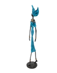 Bronze 55 cm bleu n°1 