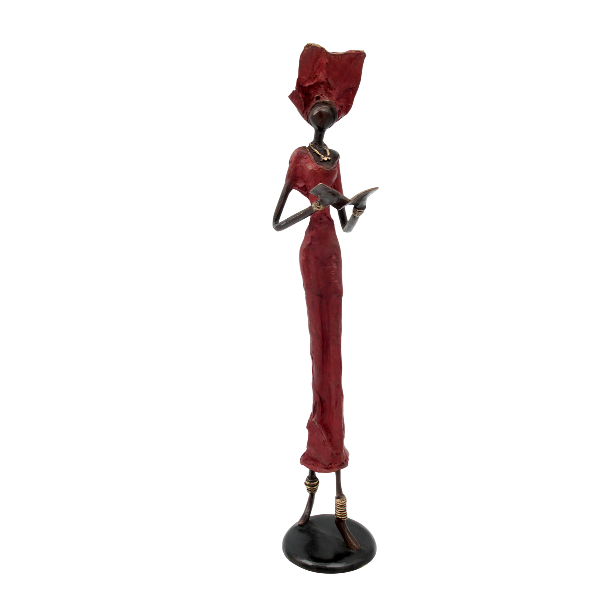 Bronze 55 cm rouge n°2 