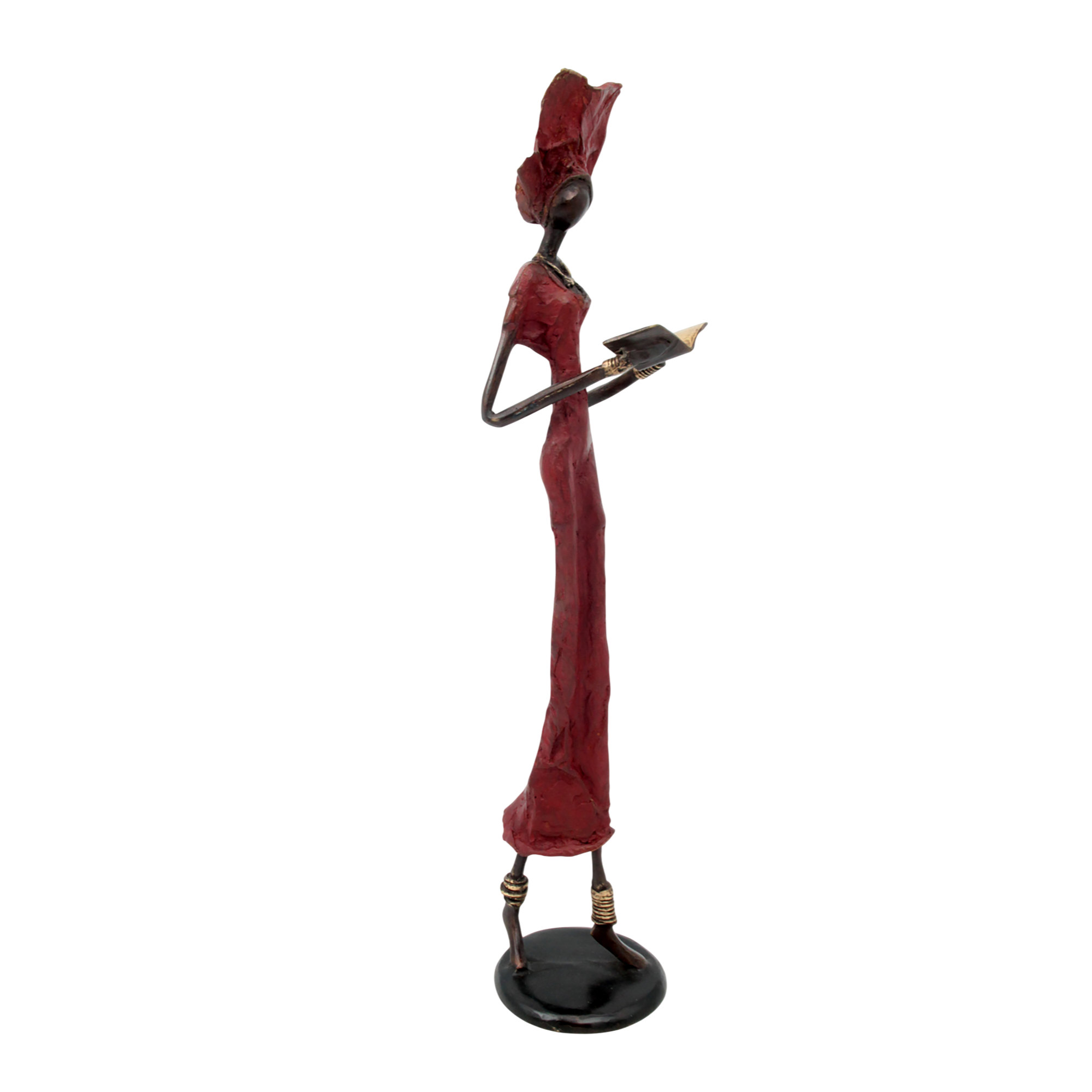 Bronze 55 cm rouge n°2 