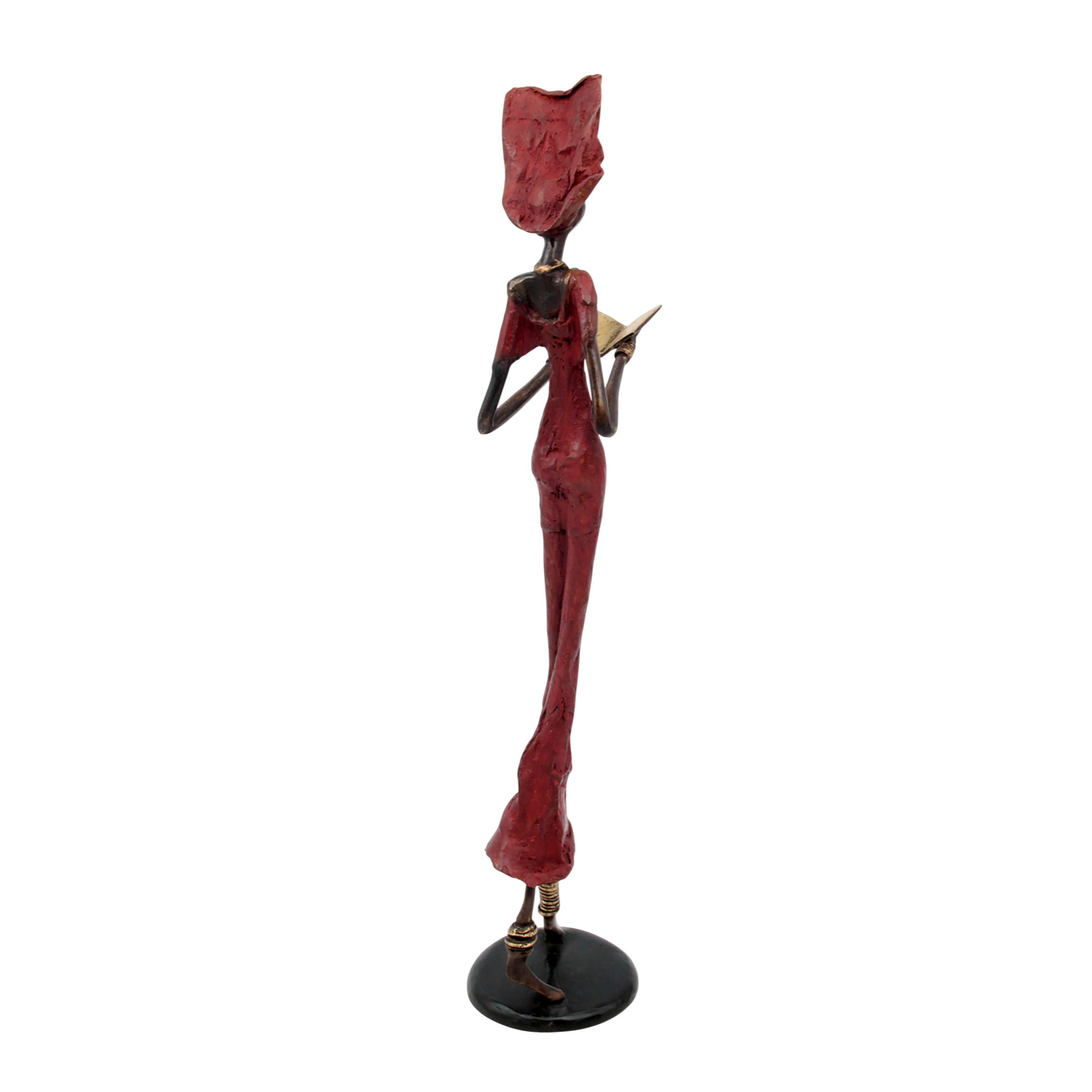 Bronze 55 cm rouge n°2 