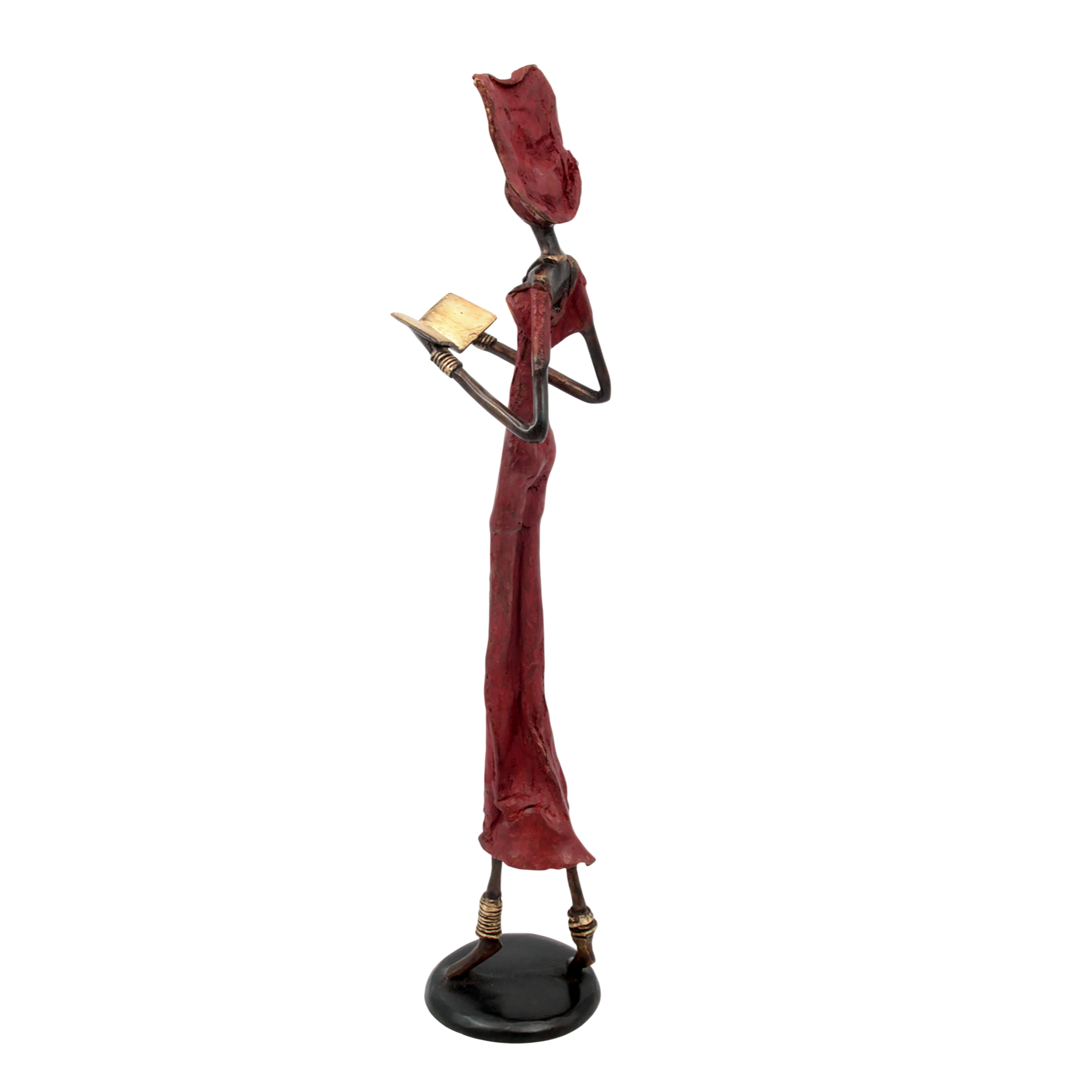 Bronze 55 cm rouge n°2 
