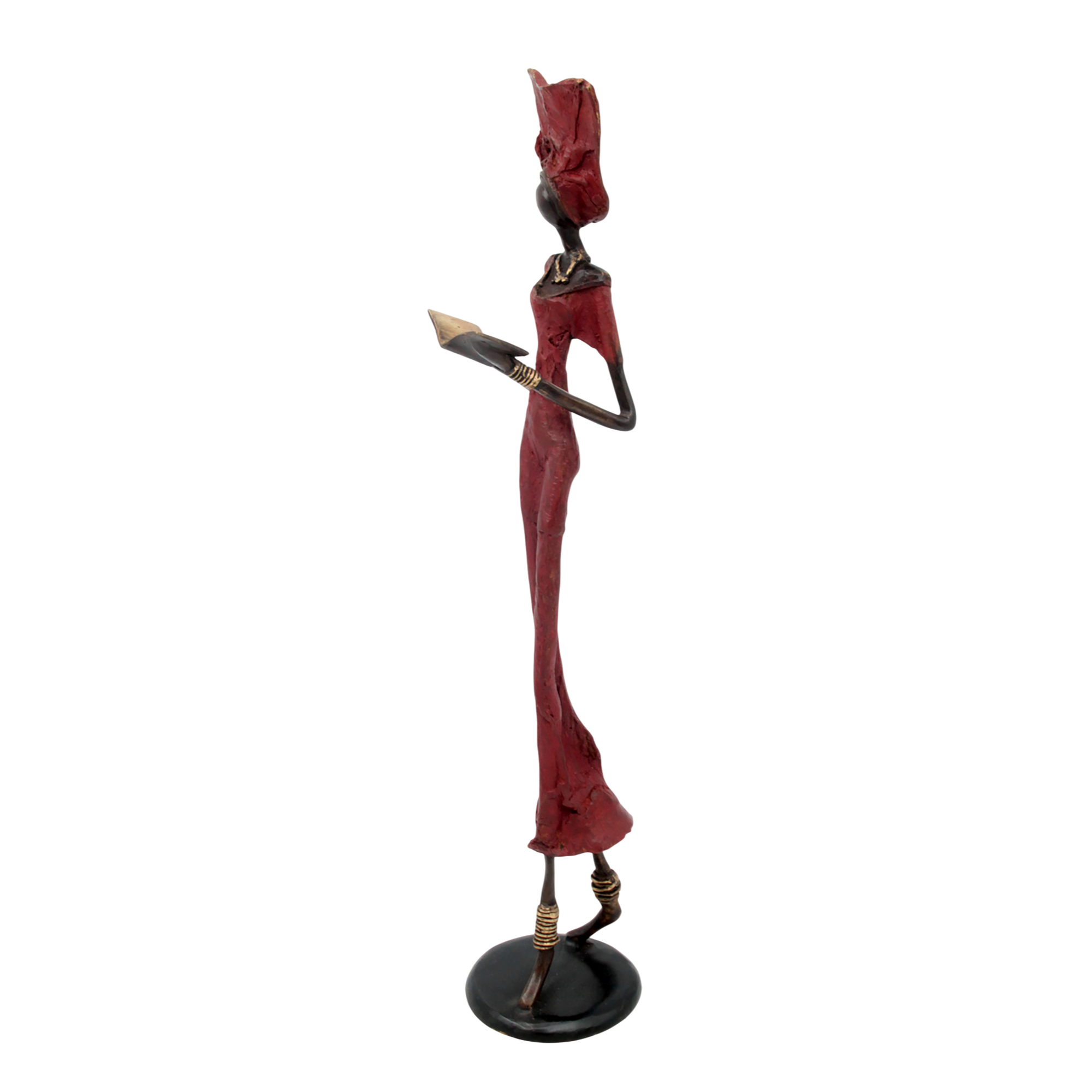 Bronze 55 cm rouge n°2 