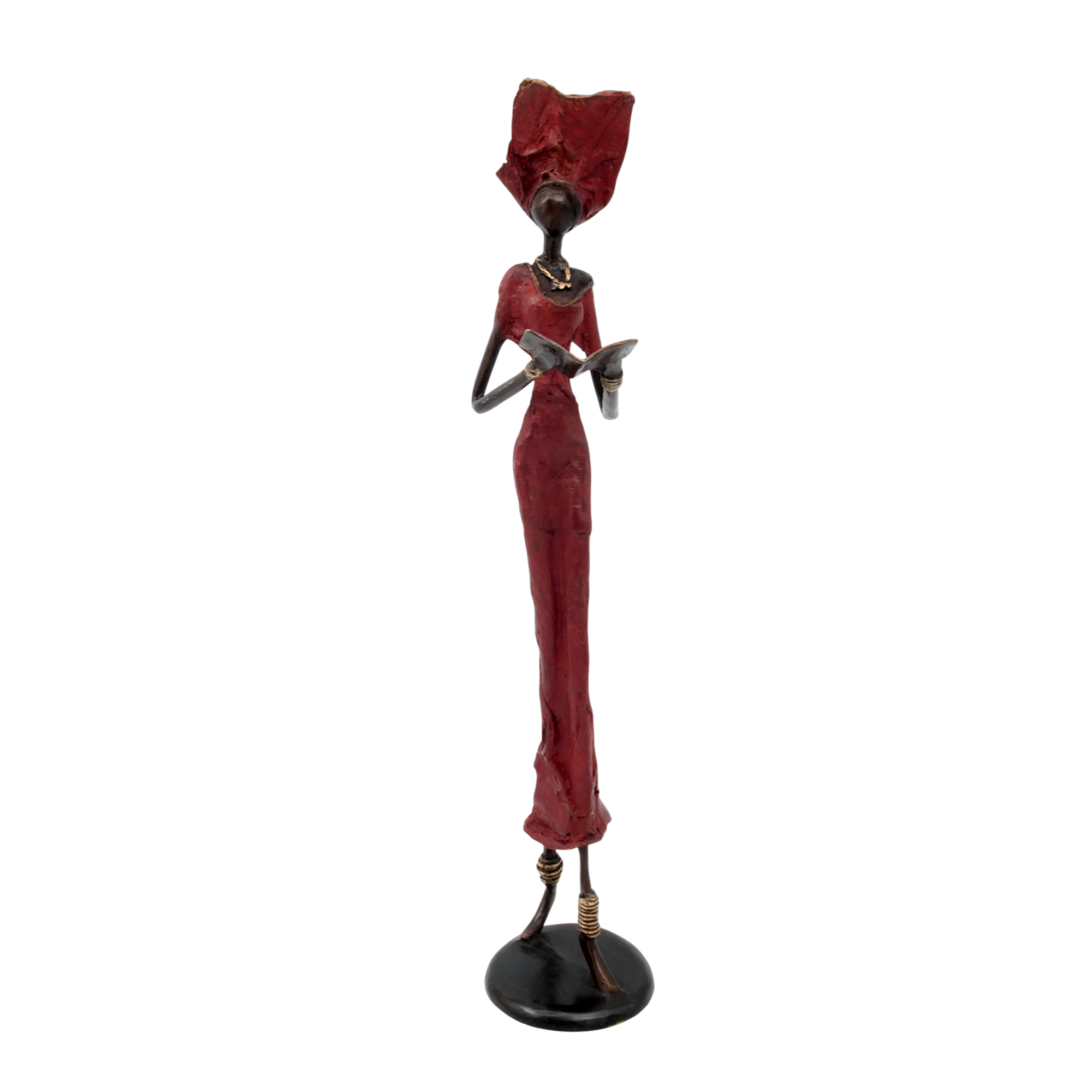 Bronze 55 cm rouge n°2 