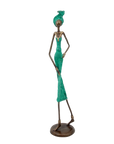 Bronze 55 cm turquoise n°3 