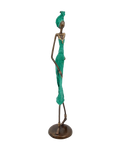 Bronze 55 cm turquoise n°3 