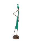 Bronze 55 cm turquoise n°3 