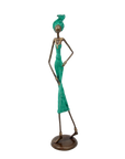 Bronze 55 cm turquoise n°3 