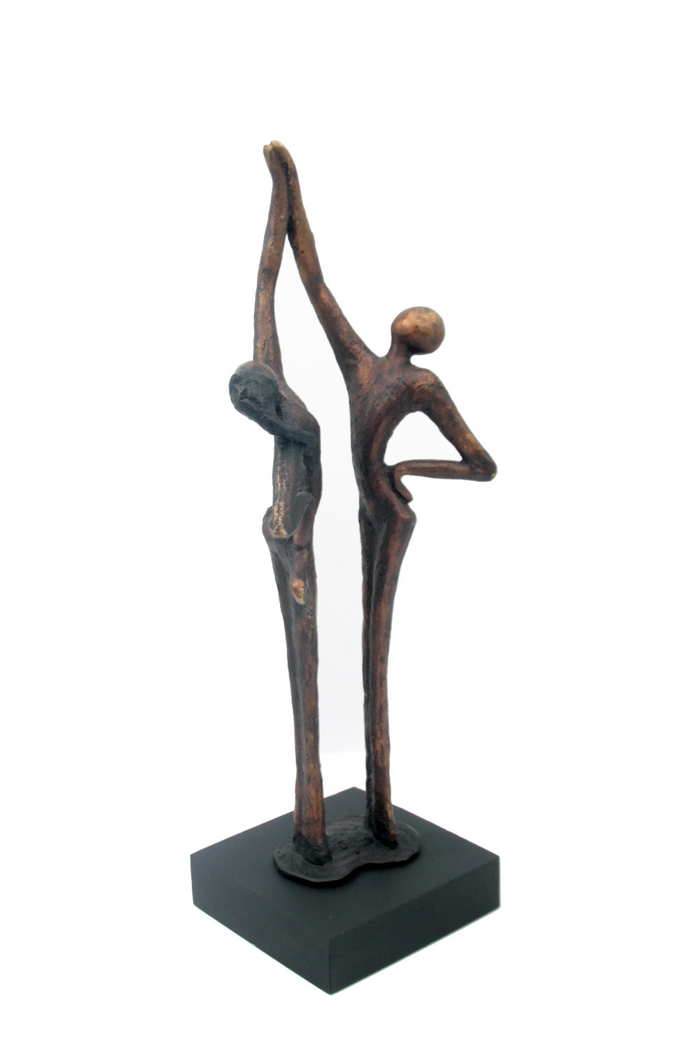 Bronze la flamme 45 cm marron n°1 Bronzes d&#39;Afrique