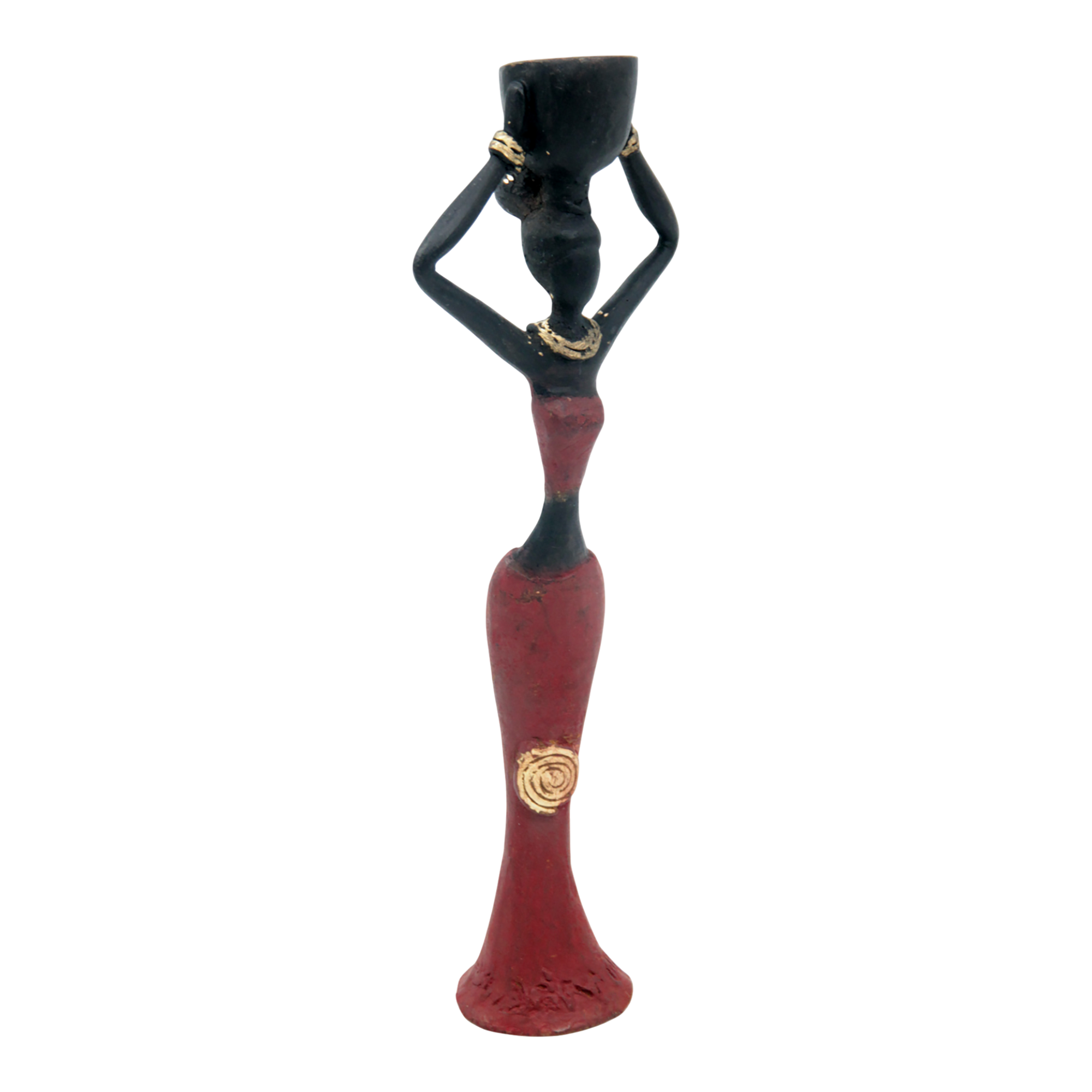 Bronze Mohamadi Dermé 20 cm rouge n°2 