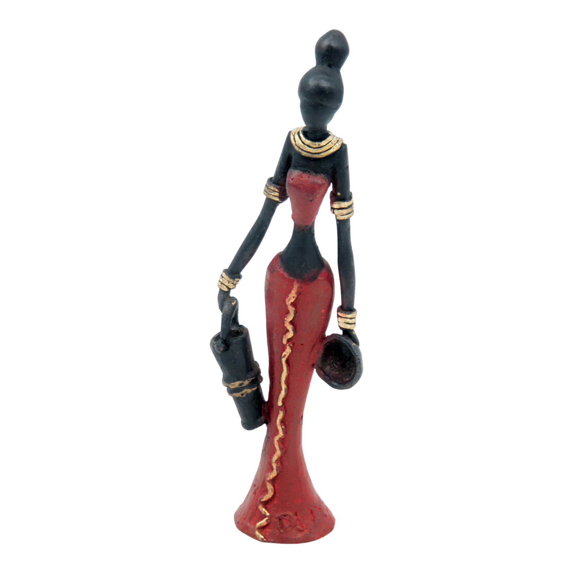 Bronze Mohamadi Dermé 20 cm rouge n°5 