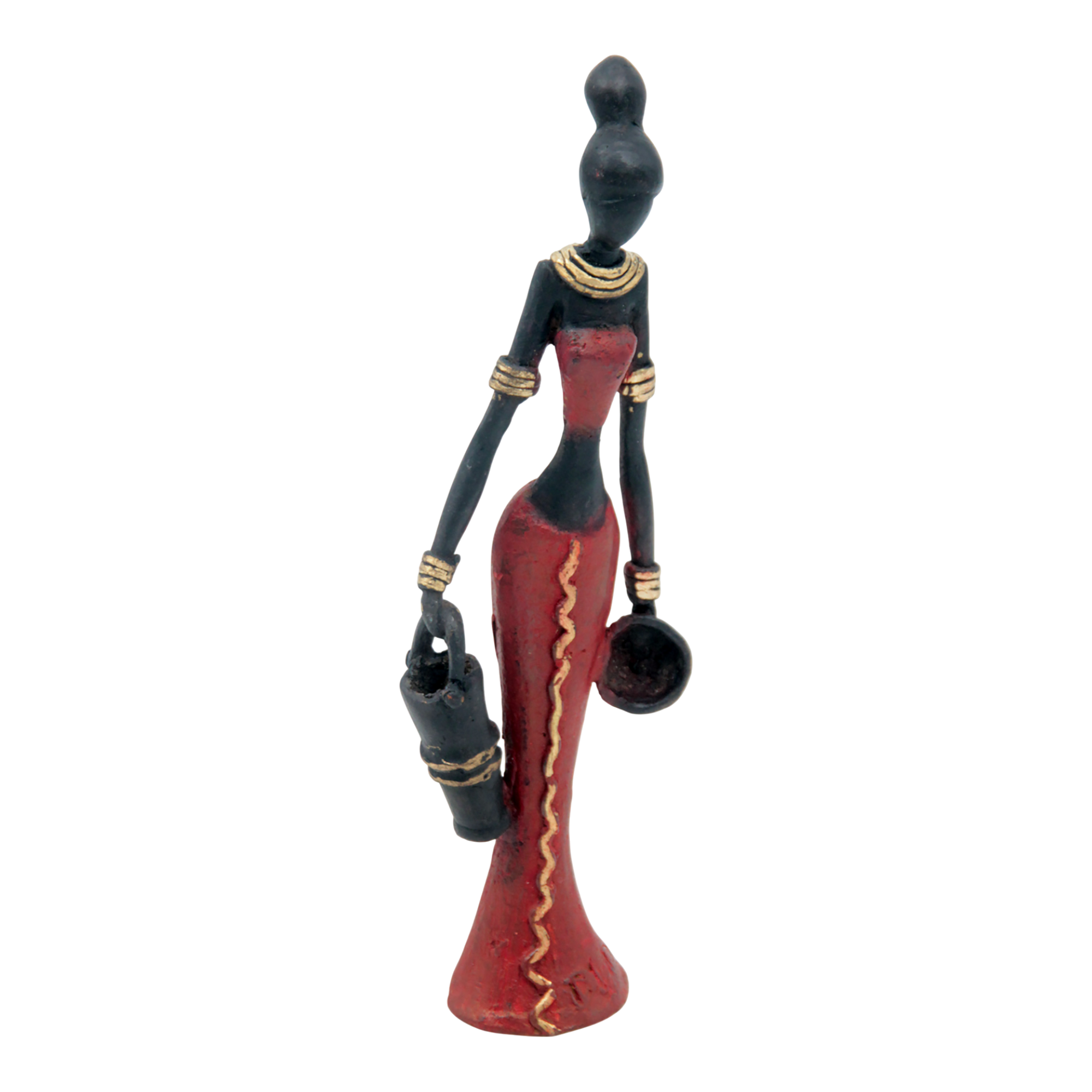 Bronze Mohamadi Dermé 20 cm rouge n°5 