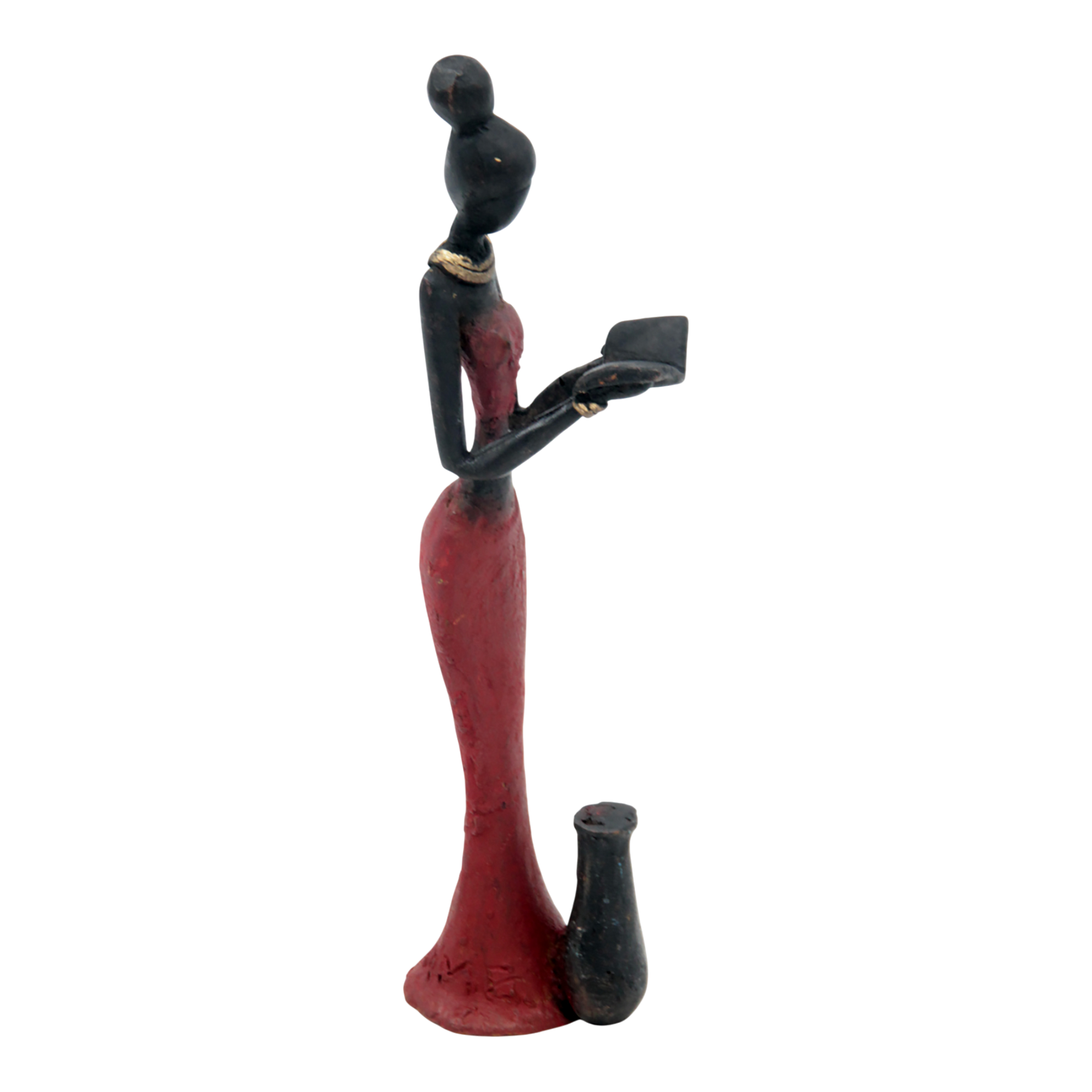 Bronze Mohamadi Dermé 20 cm rouge n°6 