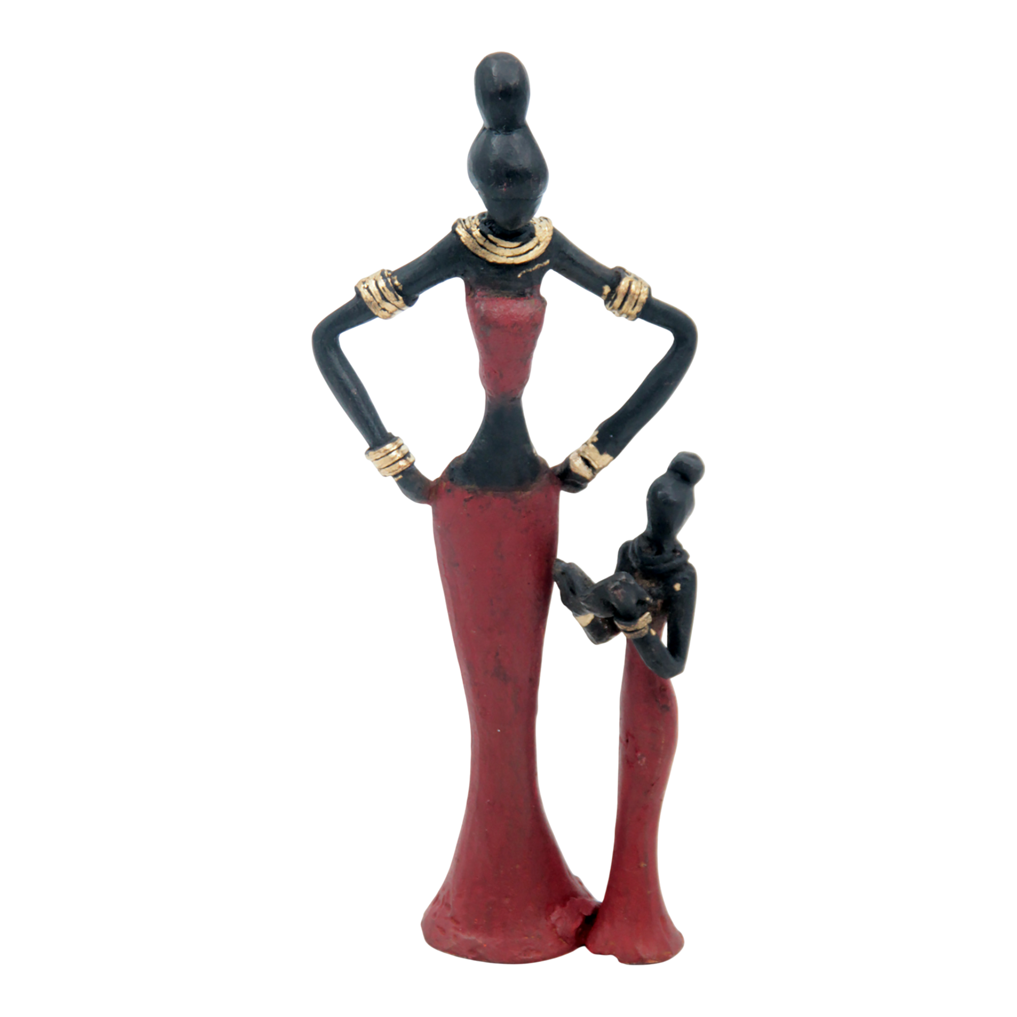 Bronze Mohamadi Dermé 20 cm rouge n°8 