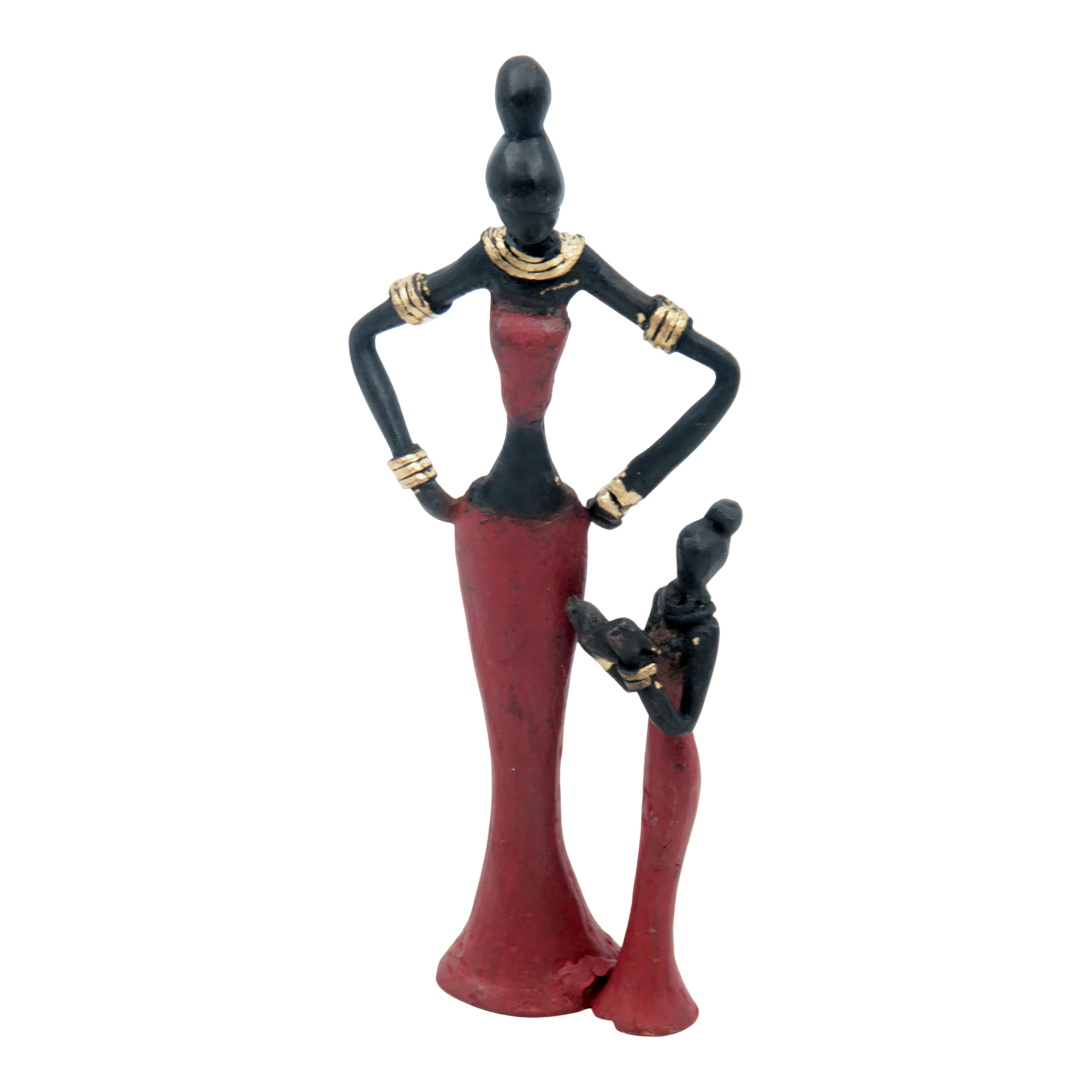 Bronze Mohamadi Dermé 20 cm rouge n°8 