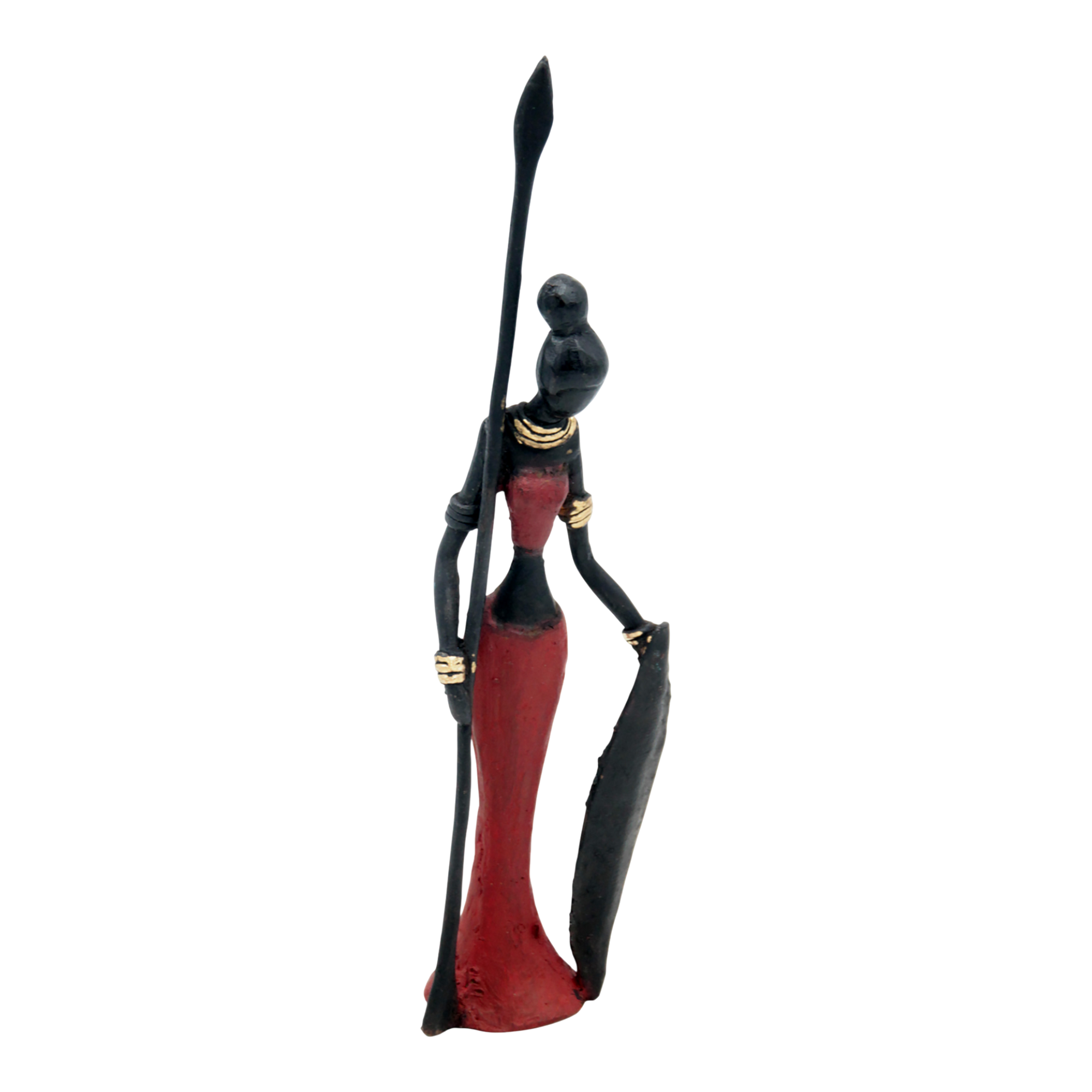 Bronze Mohamadi Dermé 20 cm rouge n°9 