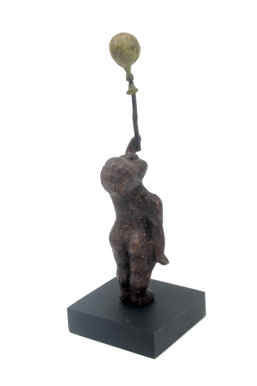 Bronze Ballon 38 cm marron n°3 Bronzes d&#39;Afrique