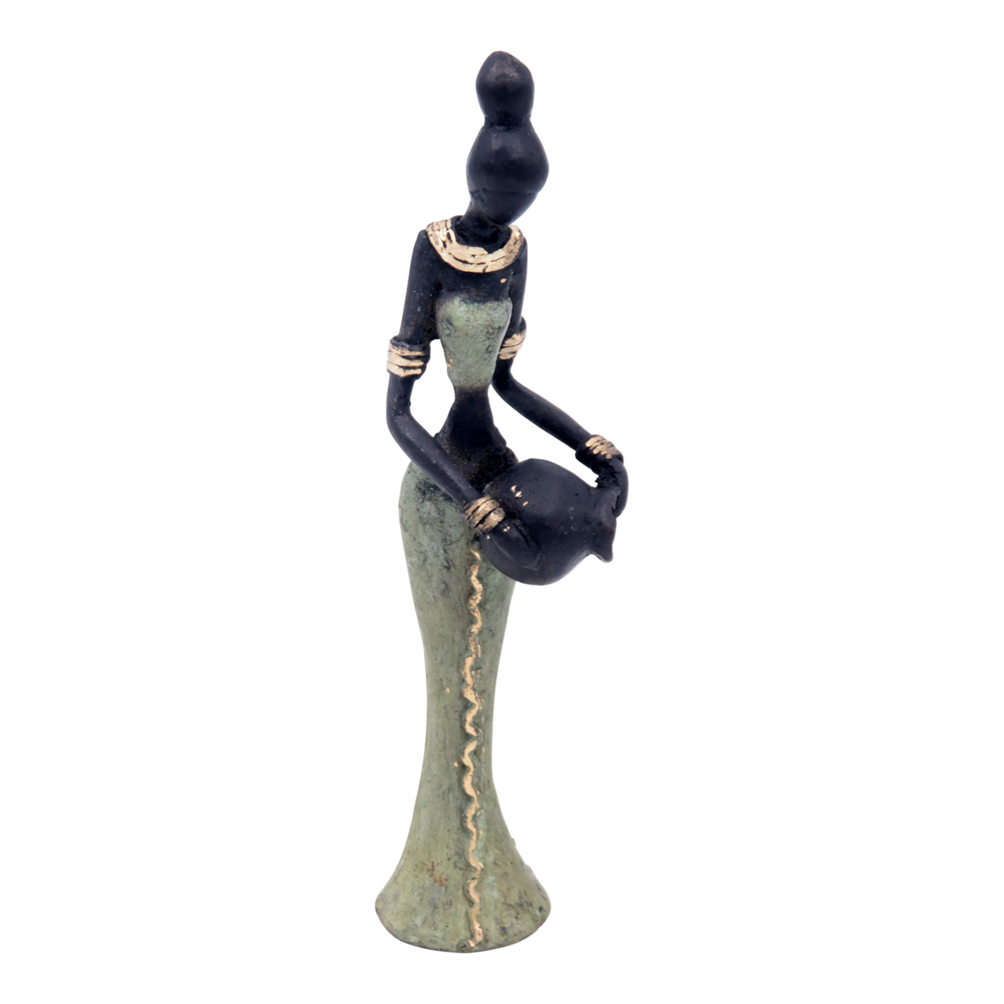 Bronze Mohamadi Dermé 20 cm vert n°6 