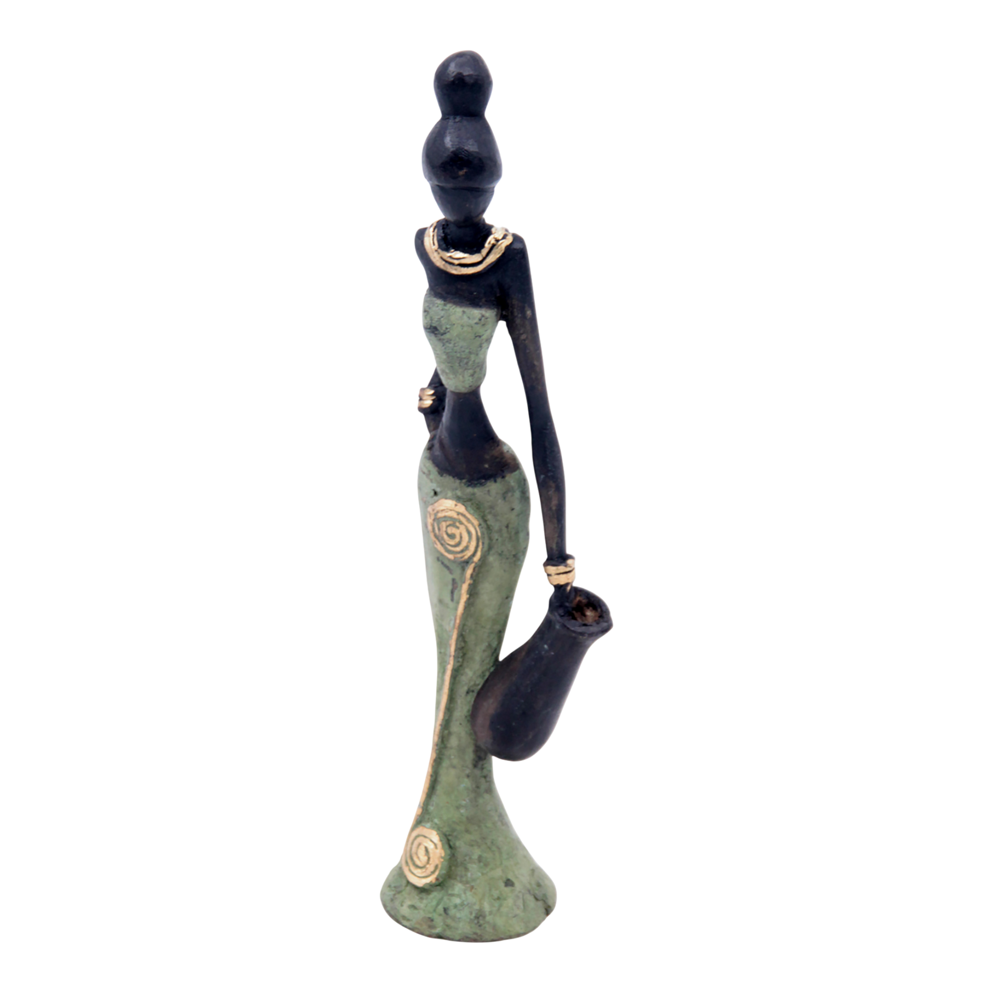 Bronze Mohamadi Dermé 20 cm vert n°7 