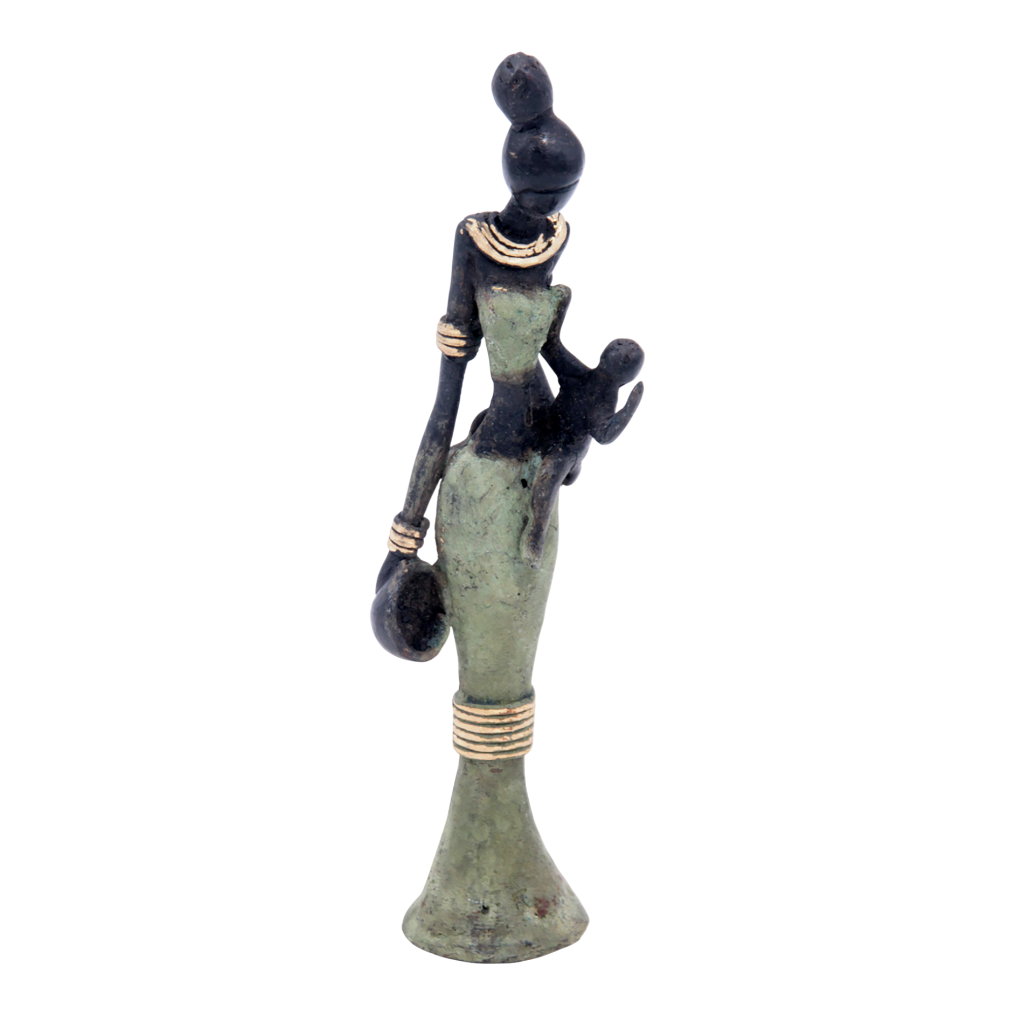 Bronze Mohamadi Dermé 20 cm vert n°8 