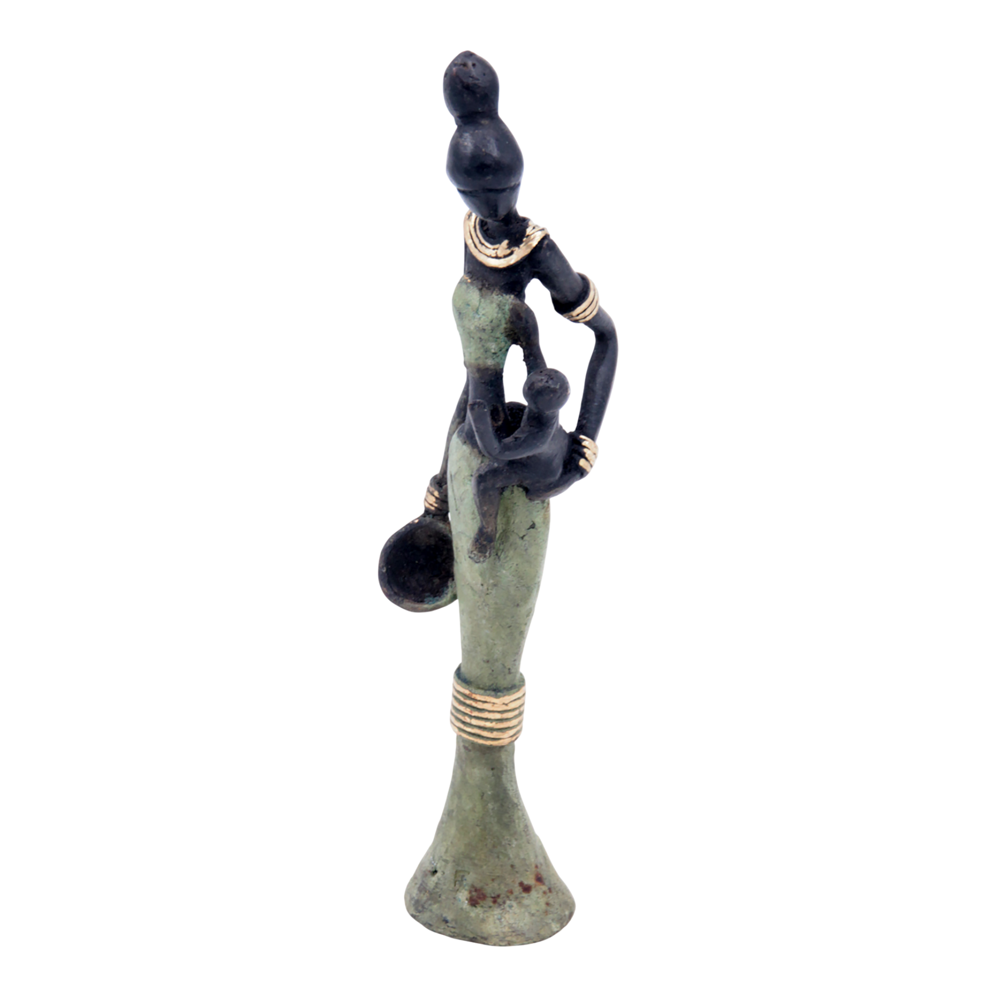 Bronze Mohamadi Dermé 20 cm vert n°8 