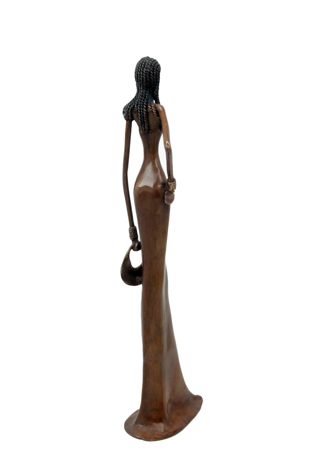 Bronze Issouf sans socle 55 cm marron n°1 Bronzes d&#39;Afrique