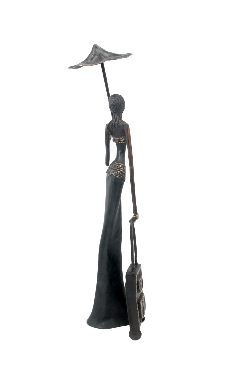Bronze Issouf sans socle 55 cm noir n°1 Bronzes d&#39;Afrique