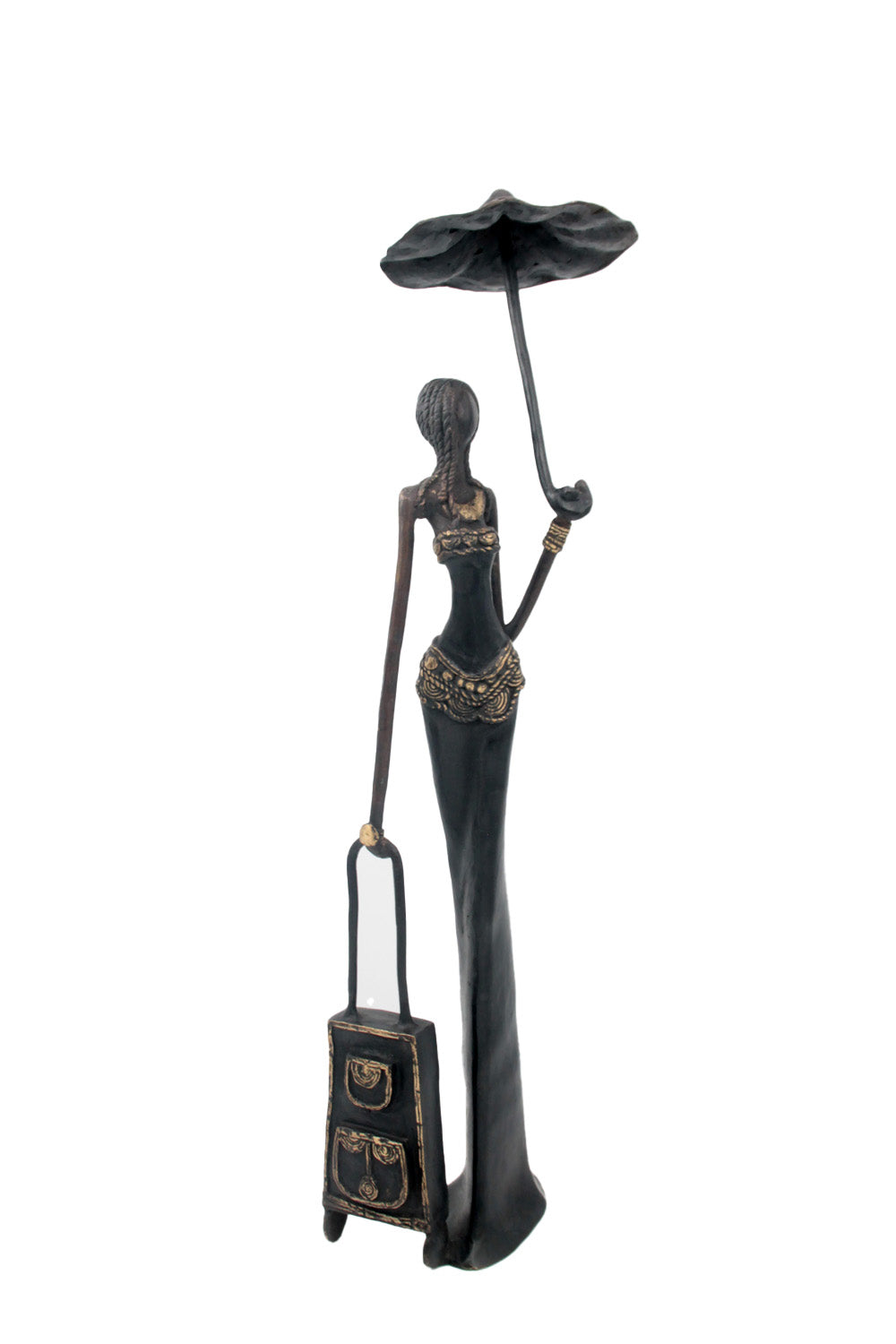 Bronze Issouf sans socle 55 cm noir n°1 Bronzes d&#39;Afrique