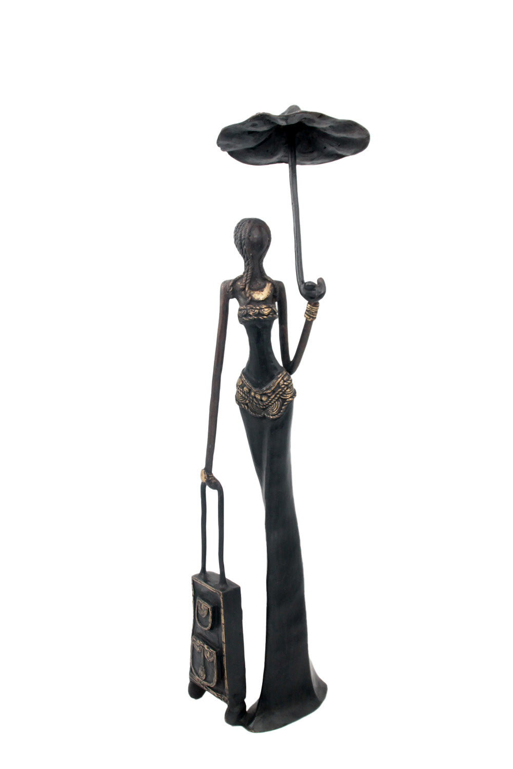 Bronze Issouf sans socle 55 cm noir n°1 Bronzes d&#39;Afrique