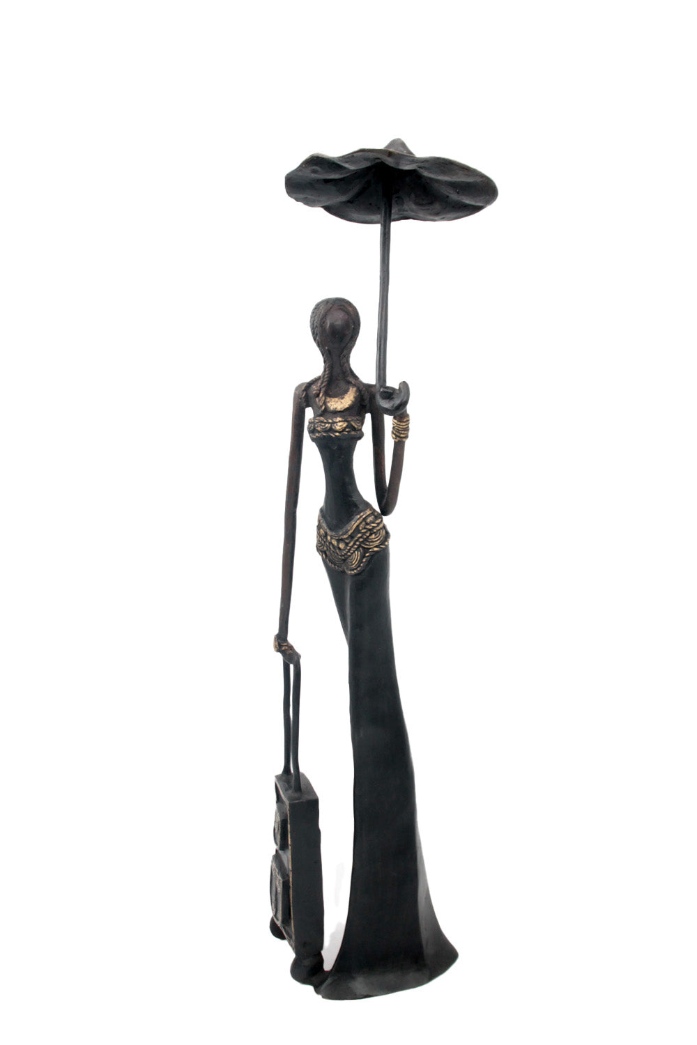 Bronze Issouf sans socle 55 cm noir n°1 Bronzes d&#39;Afrique