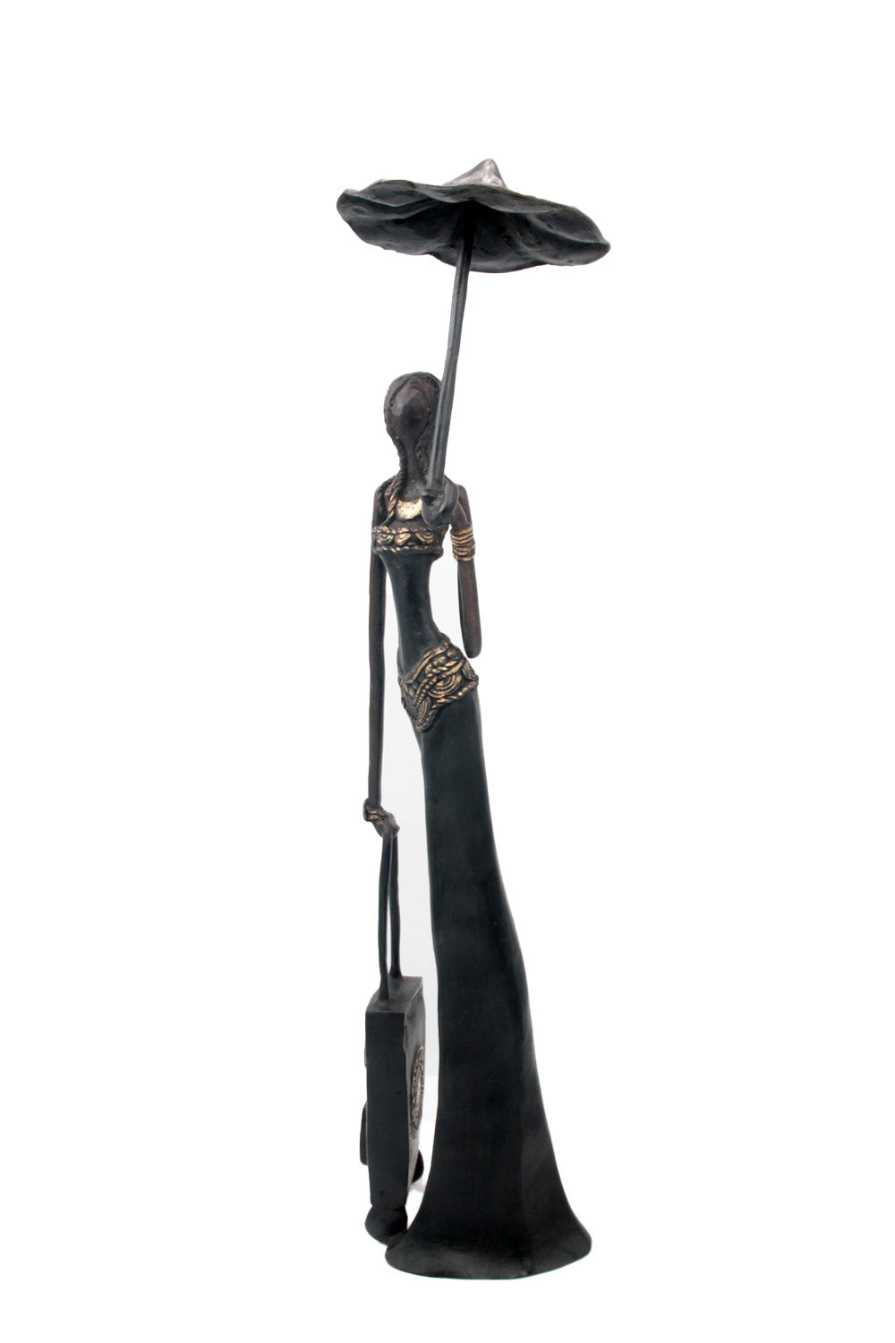 Bronze Issouf sans socle 55 cm noir n°1 Bronzes d&#39;Afrique