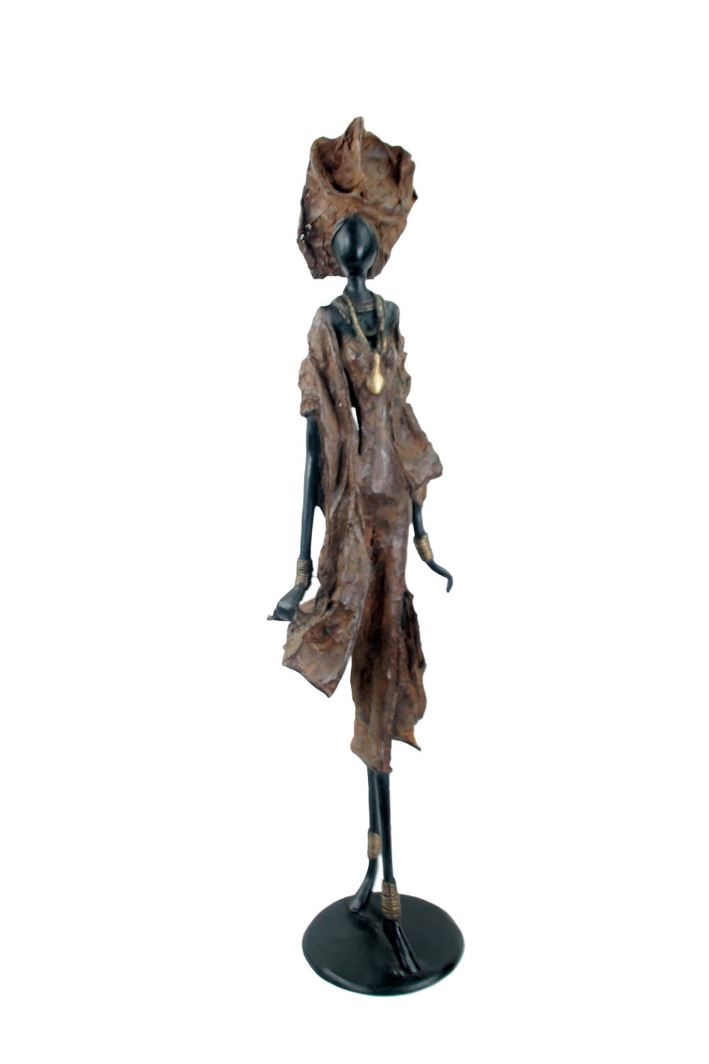 Bronze Issouf 70 cm marron n°3 Bronzes d&#39;Afrique