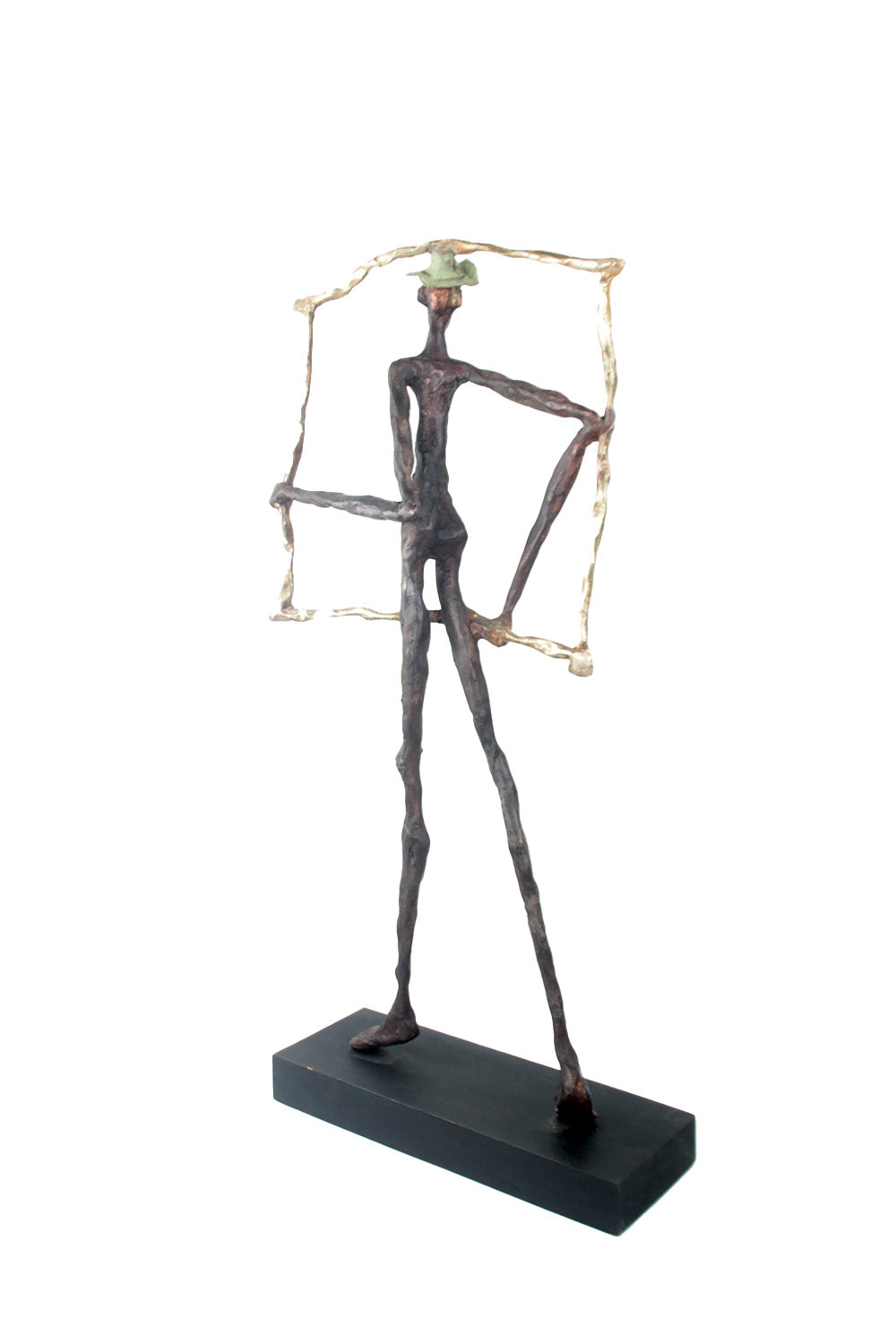 Bronze le paradigme 60 cm marron et doré n°1 Bronzes d&#39;Afrique