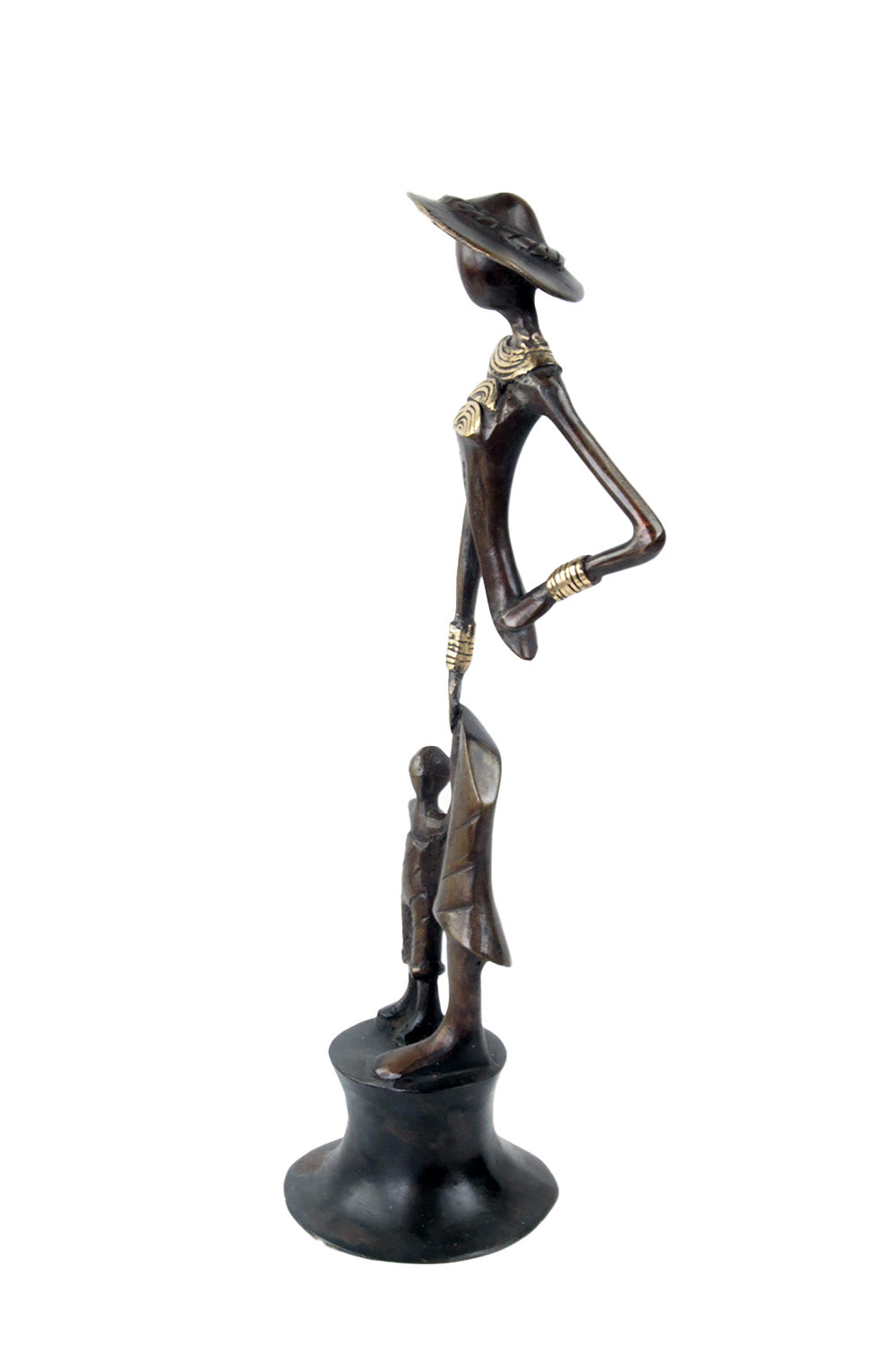 Bronze Catalano 30 cm marron n°6 Bronzes d'Afrique