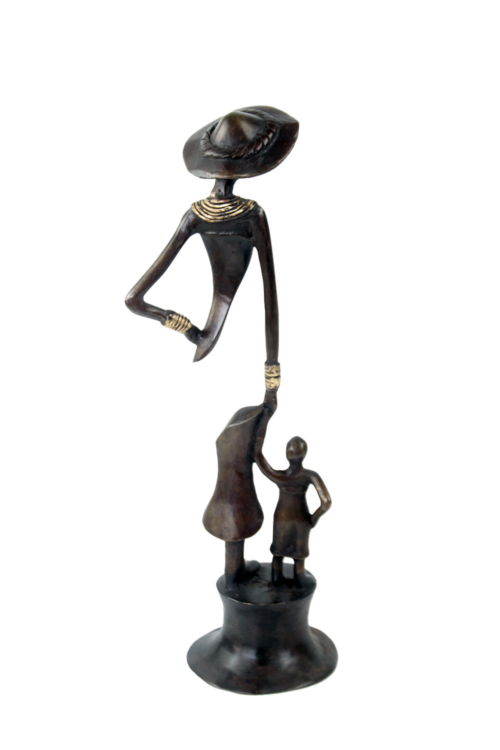 Bronze Catalano 30 cm marron n°6 Bronzes d'Afrique
