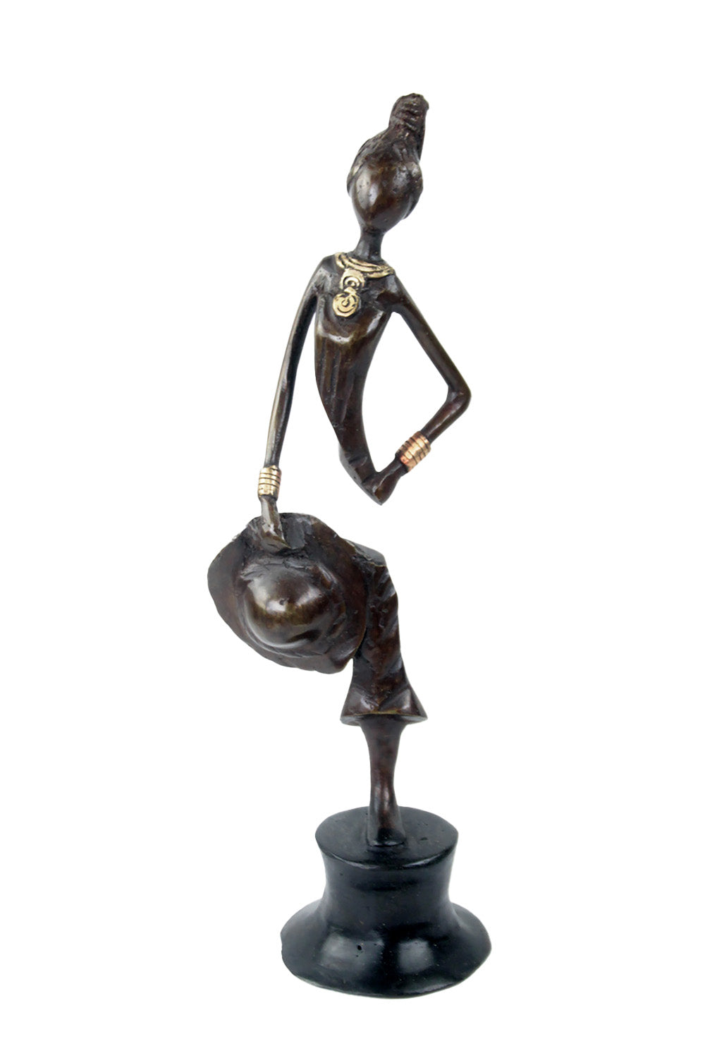 Bronze Catalano 30 cm marron n°9 Bronzes d'Afrique