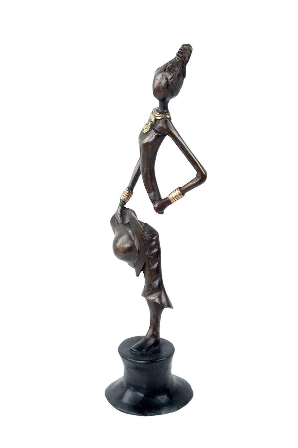Bronze Catalano 30 cm marron n°9 Bronzes d'Afrique