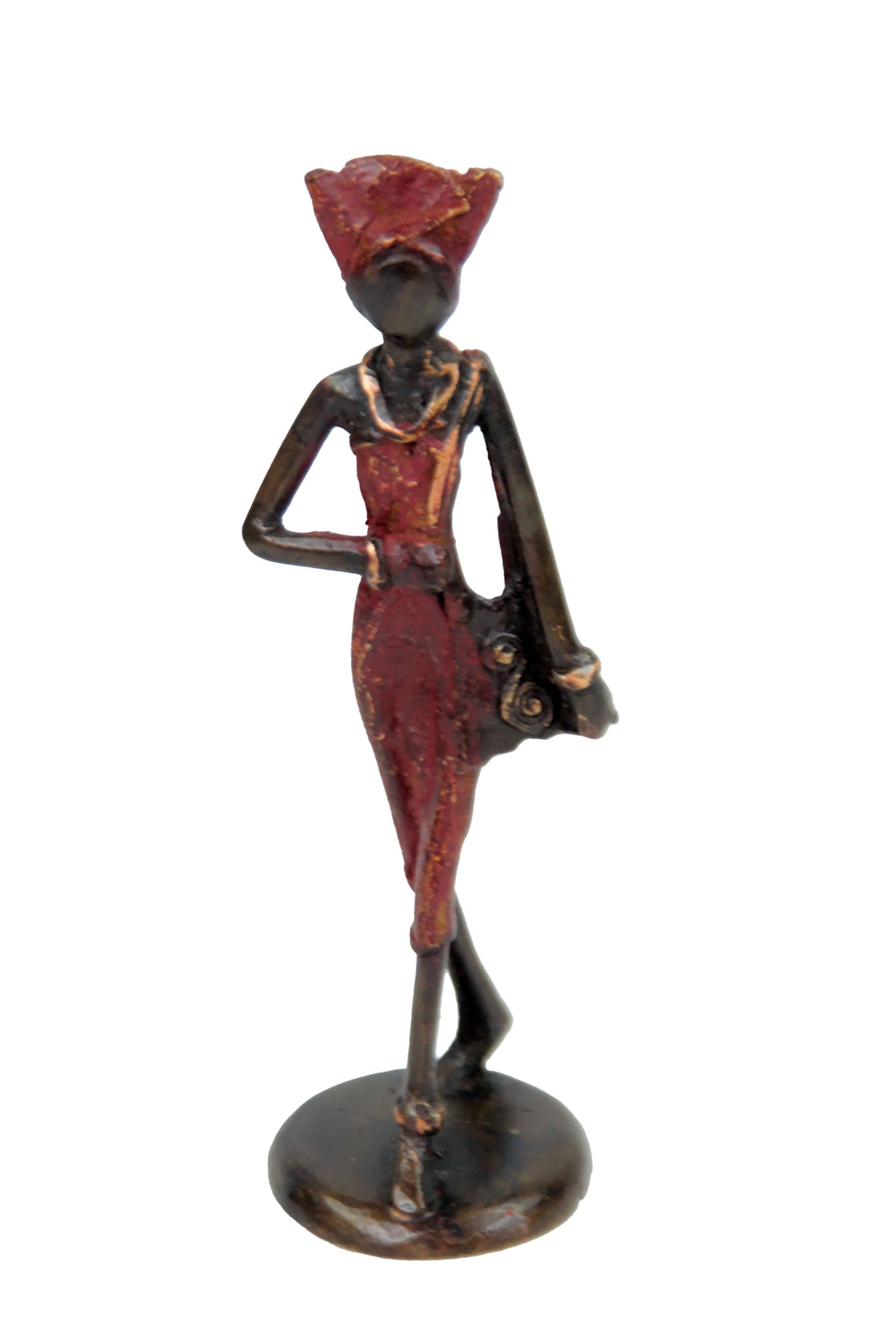 Bronze 15 cm rouge n°16 Bronzes d'Afrique