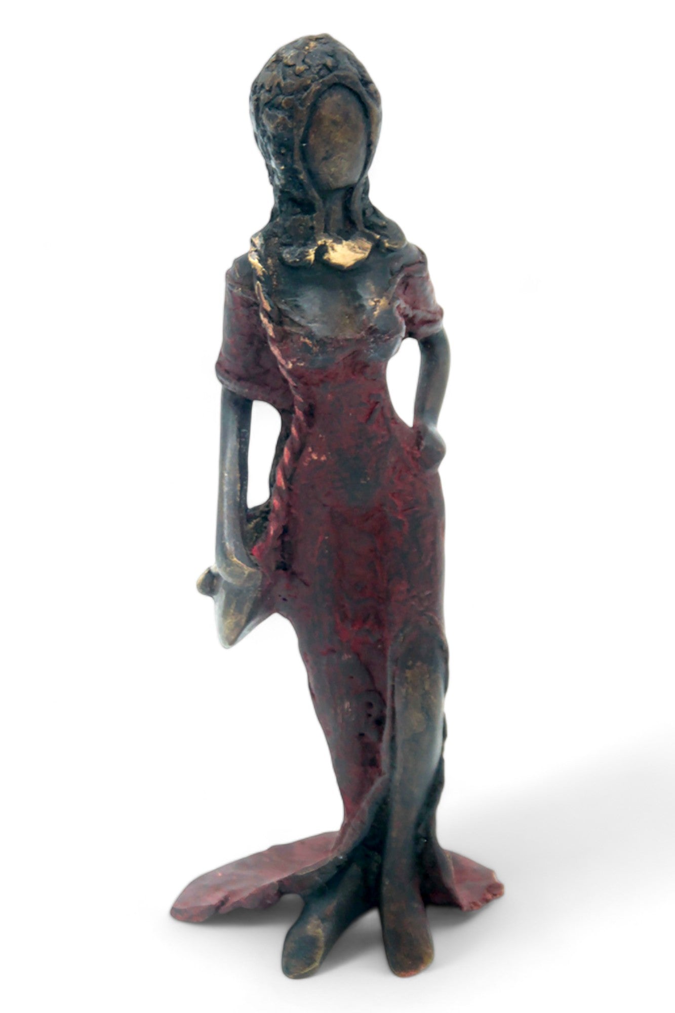 Bronze 20 cm rouge n°2 Bronzes d'Afrique
