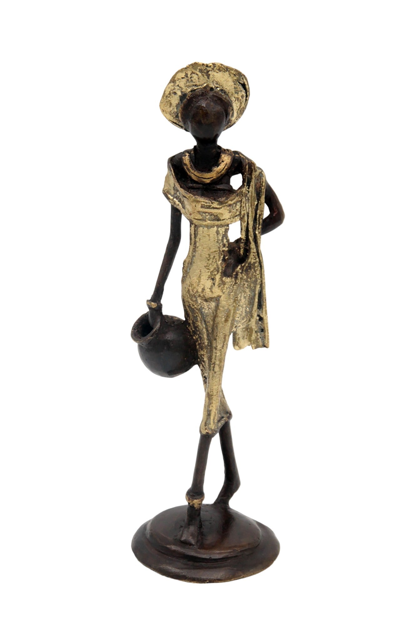 Bronze 20 cm doré n°8 Bronzes d'Afrique