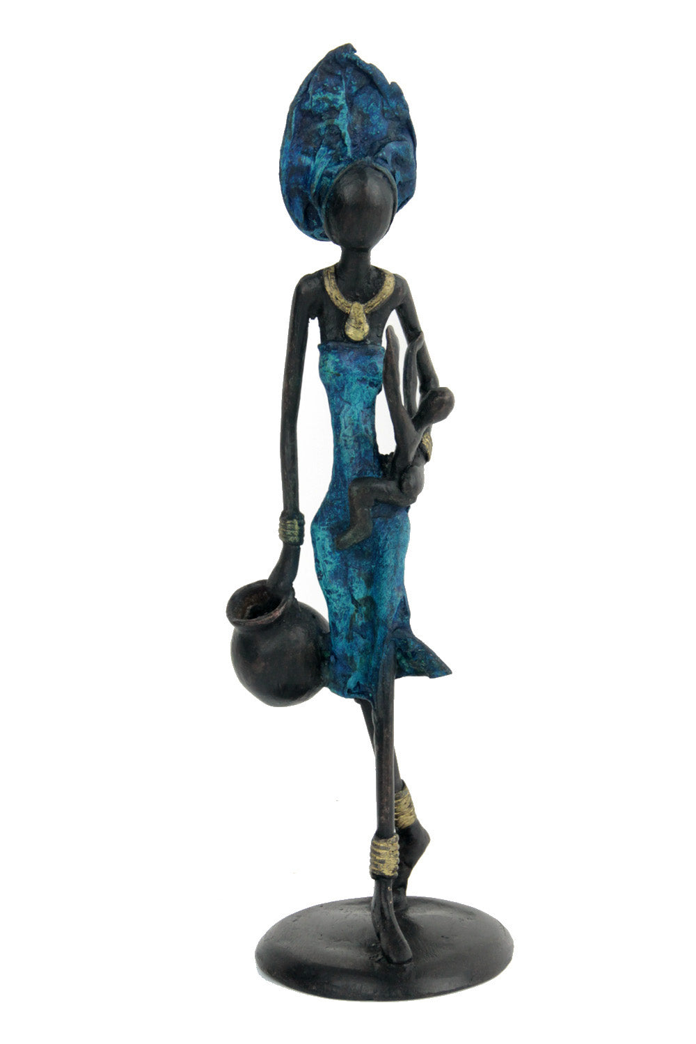24BR02B - Bronzes d&#39;Afrique - statues from Burkina Faso