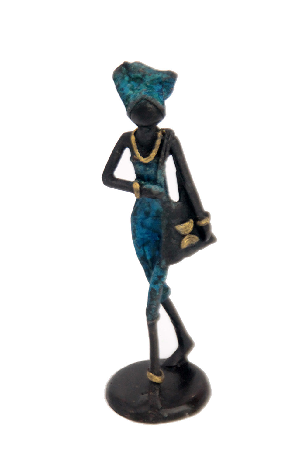 Bronze 15 cm bleu n°20 Bronzes d'Afrique