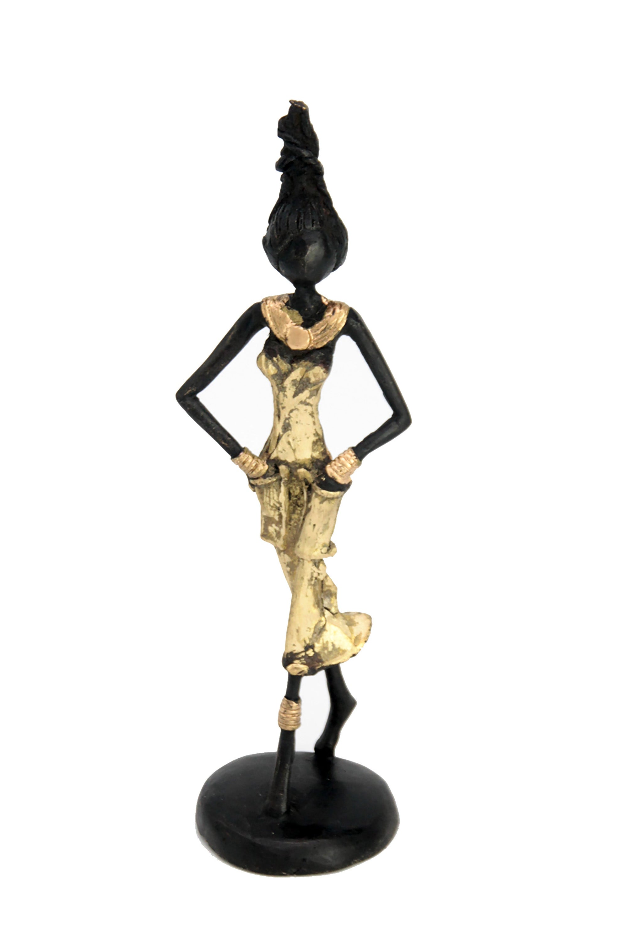 Bronze 20 cm doré n°12 Bronzes d'Afrique