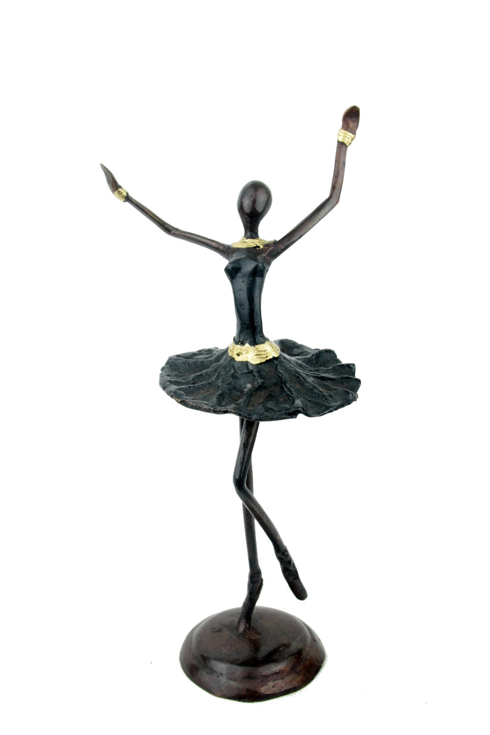 Ballerine 25 cm noir n°1 Bronzes d'Afrique