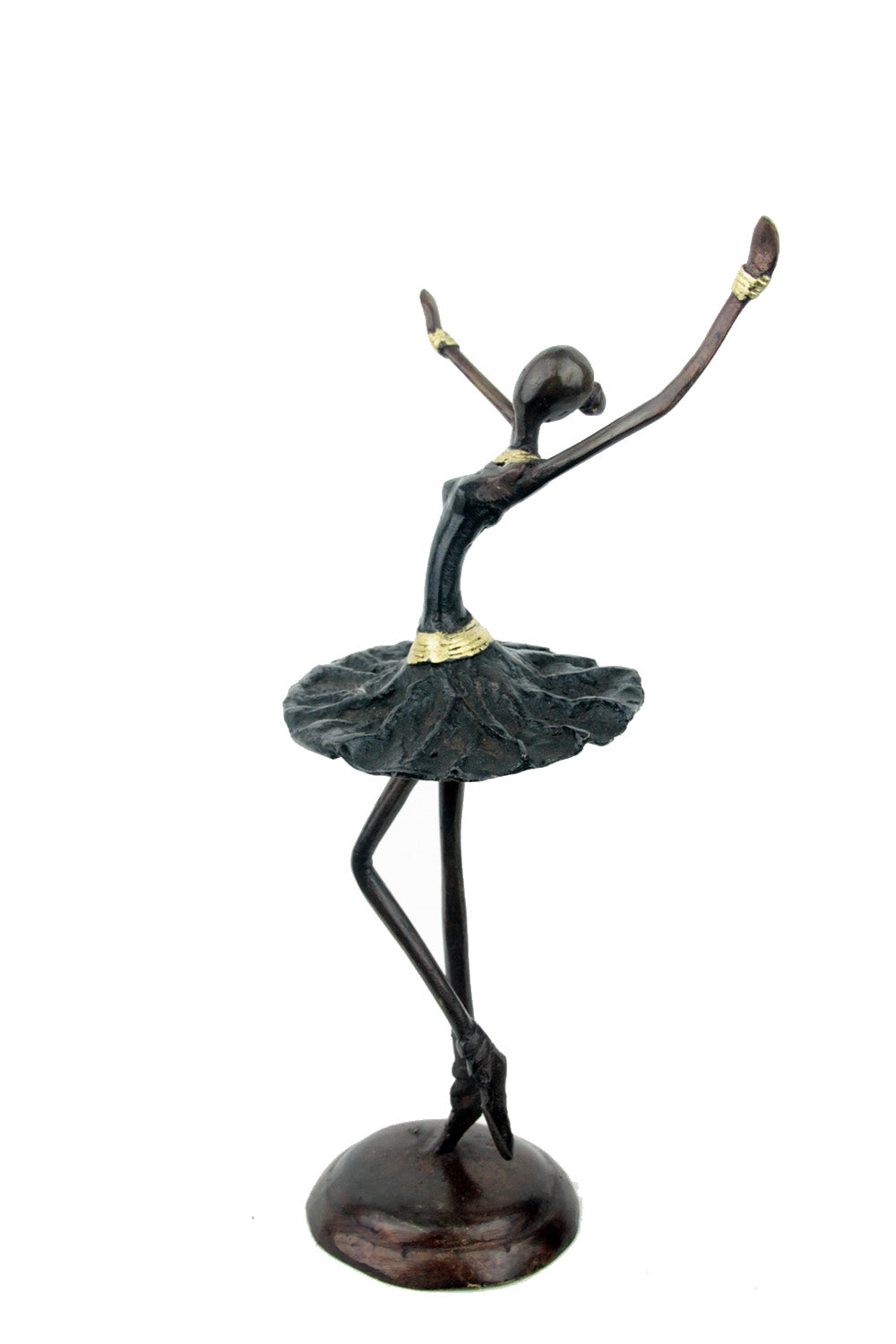 Ballerine 25 cm noir n°1 Bronzes d'Afrique