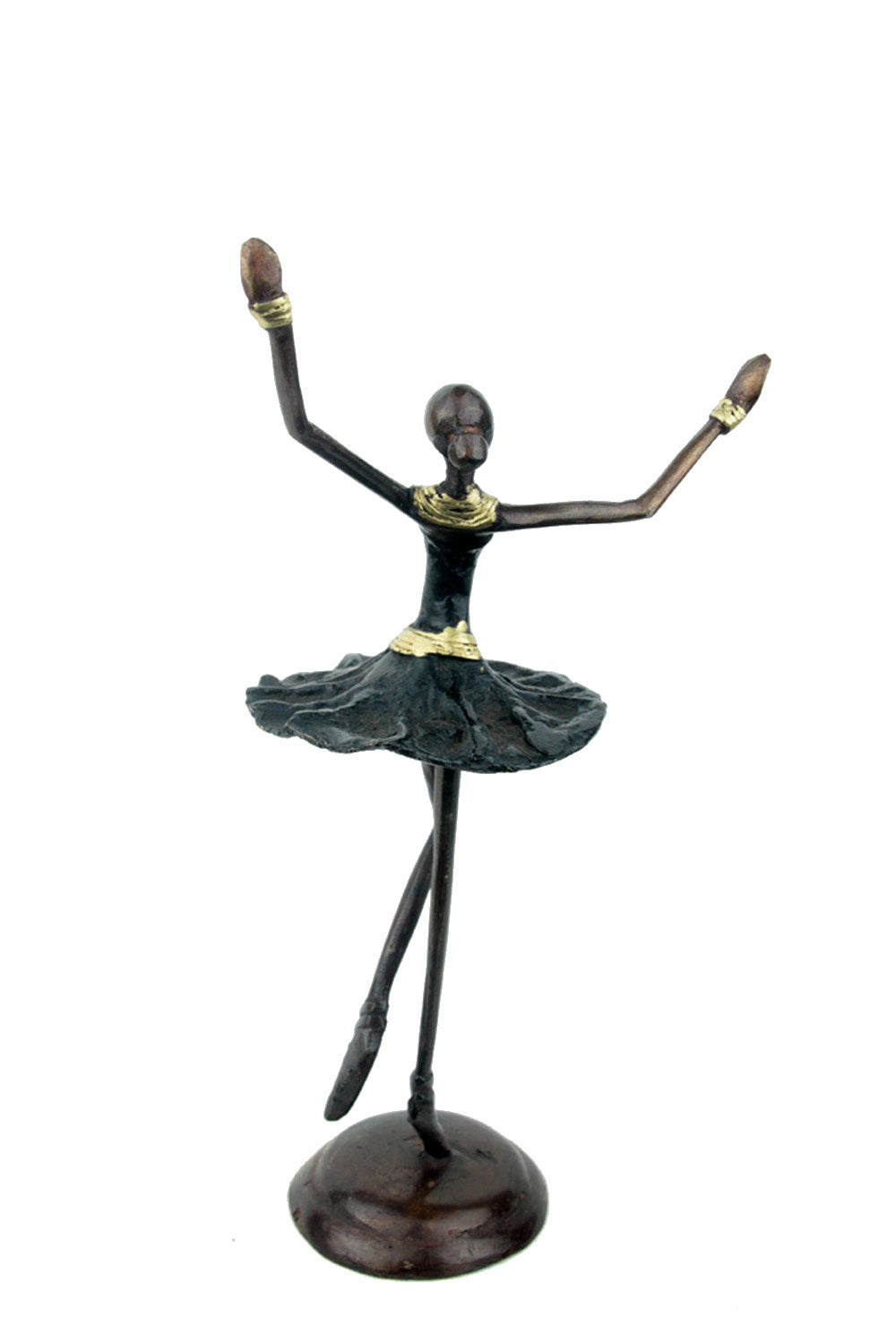 Ballerine 25 cm noir n°1 Bronzes d'Afrique