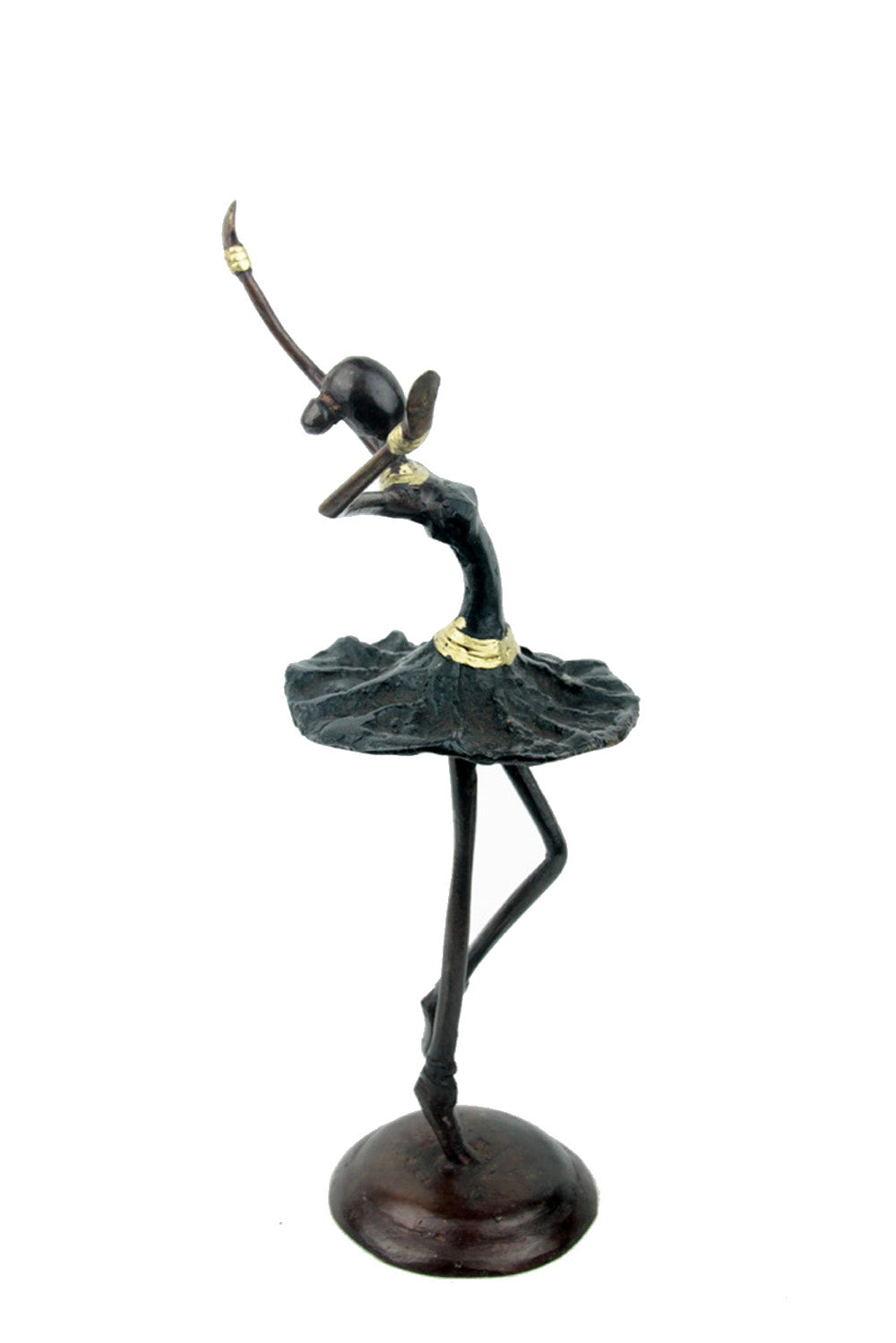 Ballerine 25 cm noir n°1 Bronzes d'Afrique