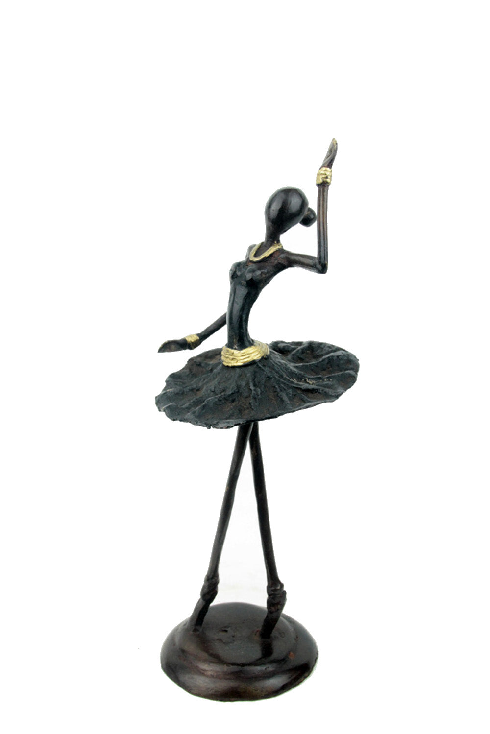 Ballerine 25 cm noir n°3 Bronzes d'Afrique