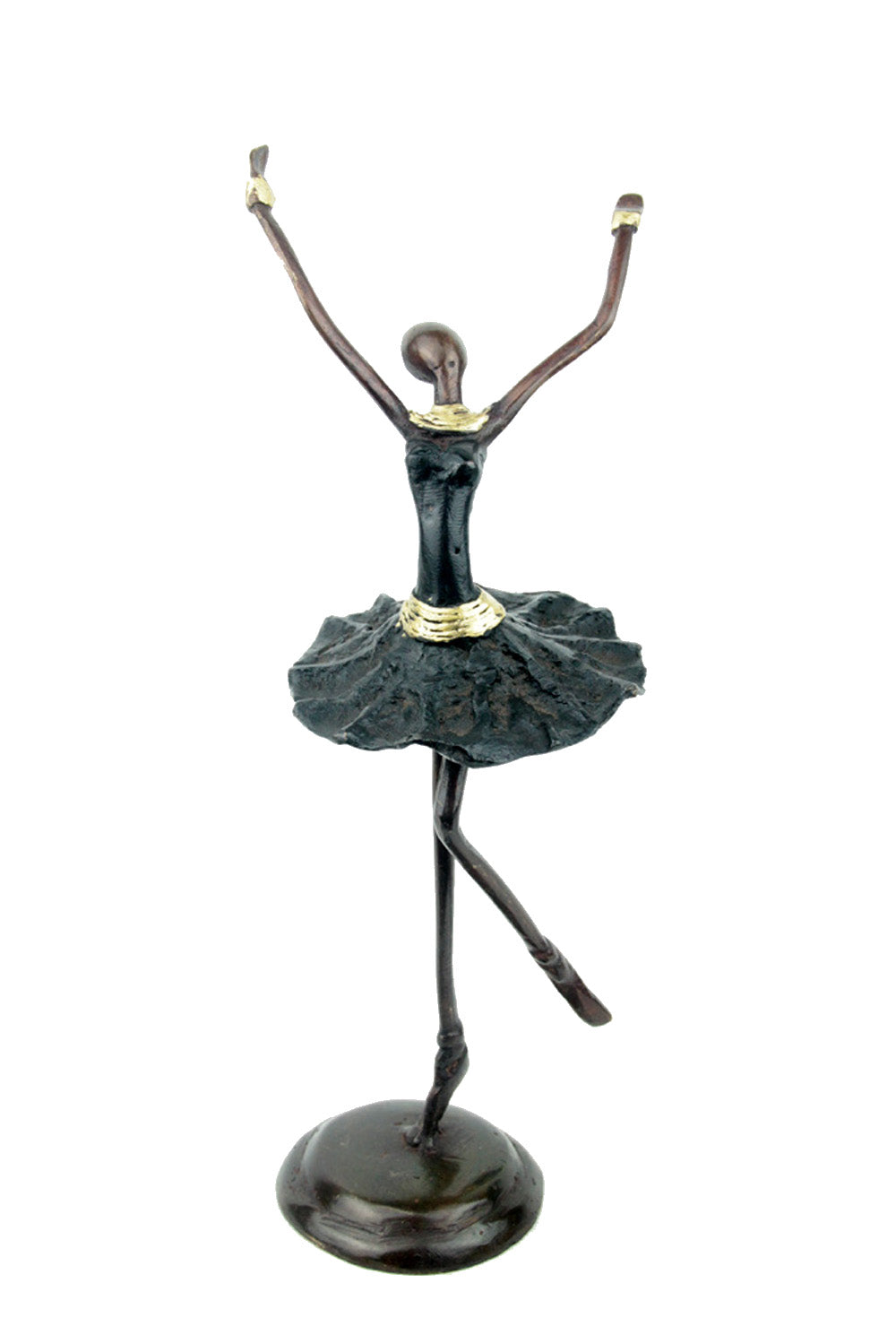 Ballerine 25 cm noir n°4 Bronzes d'Afrique