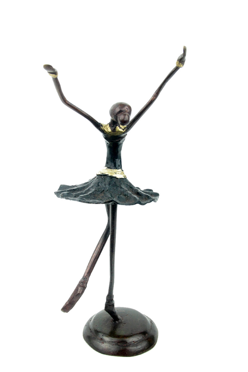 Ballerine 25 cm noir n°4 Bronzes d'Afrique