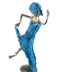 Bronze danseuse 50 cm bleu n°2 Bronzes d'Afrique